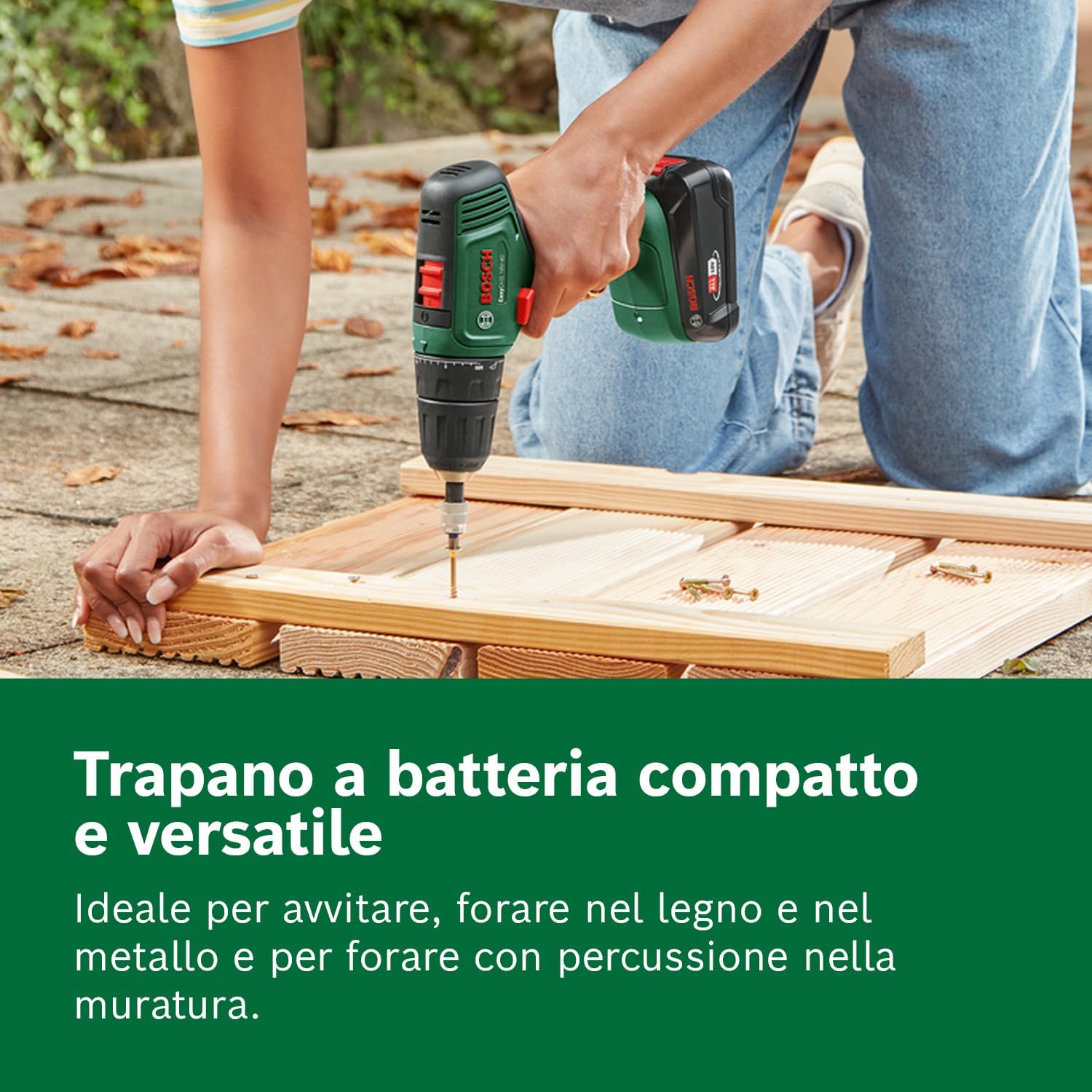 Thumbnail 2 de Bosch Home and Garden EasyDrill 18V-40 06039D8004 trapano avvitatore a batteria in custodia