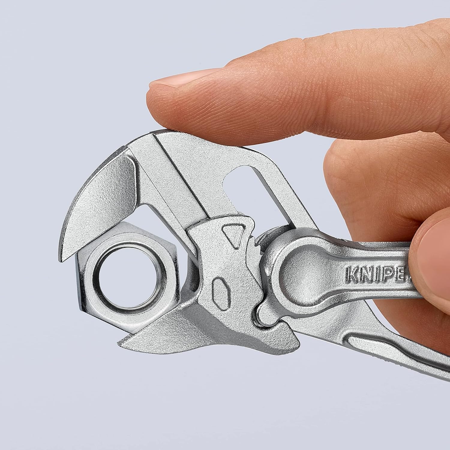 Thumbnail 1 de Knipex 86 04 100 BK XS Pliers Wrench (100 mm) – pliers and integrated wrench in one tool