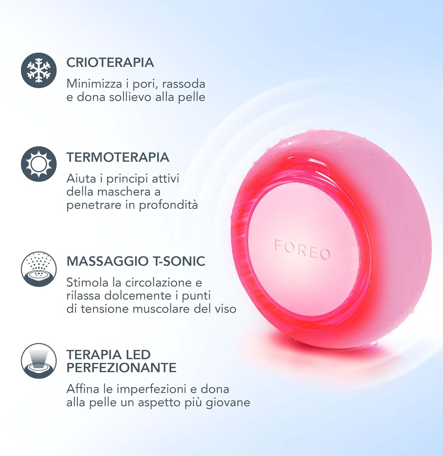 Thumbnail 3 de FOREO Hyper Hydra UFO 3 set: dispositivo per maschera viso + 14 UFO maschere + maschera notte idratante 75 ml