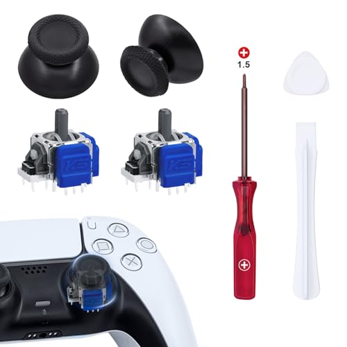 Detalle de Mcbazel TMR Joystick Analogico per PS5 DualSense – Set di Ricambio con TMR, No Drift