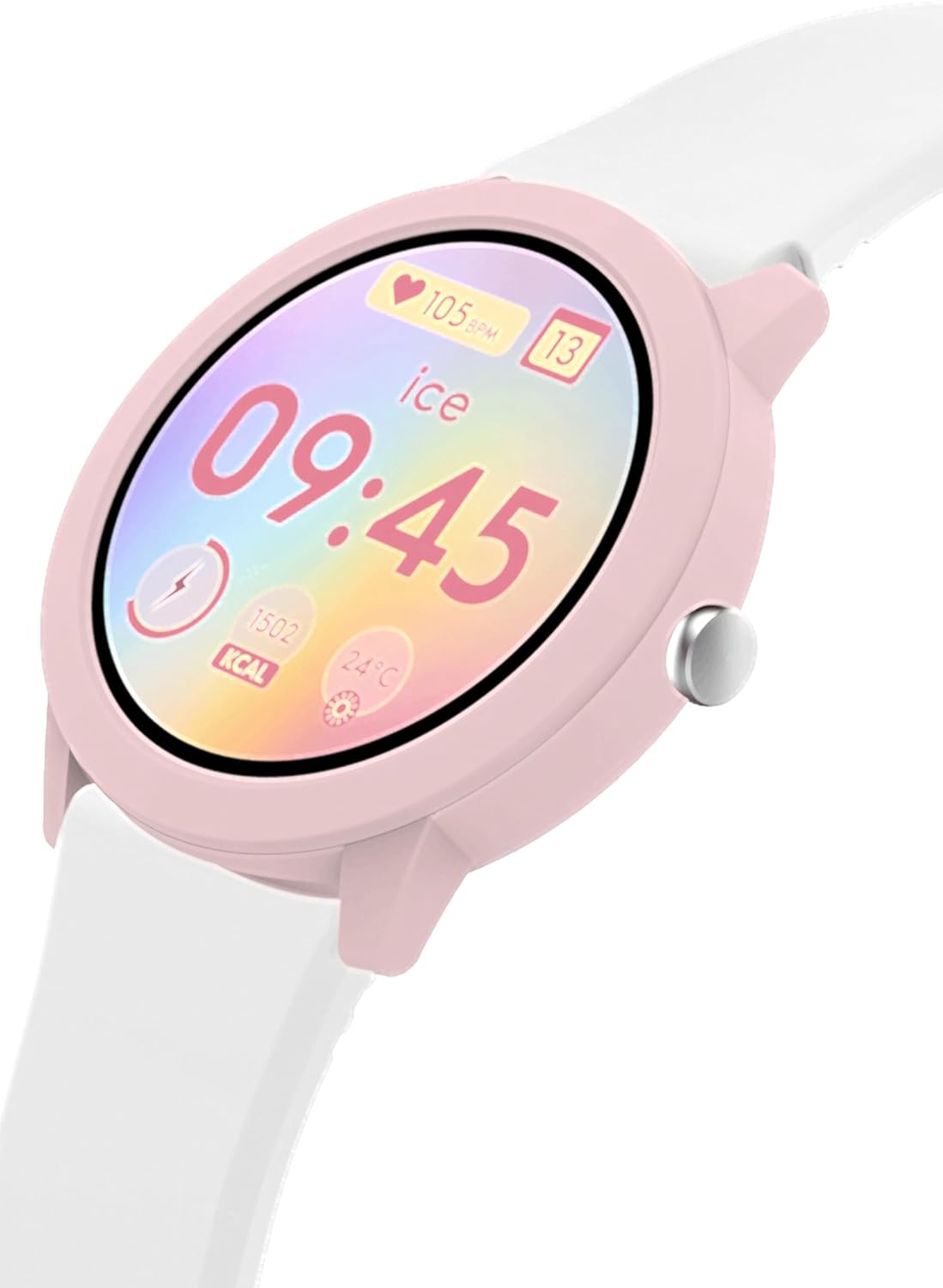 Thumbnail 2 de ICE-WATCH Ice smart junior 3.0 Pink White – Runde Smartwatch für Mädchen (1,19 Zoll, IP68)