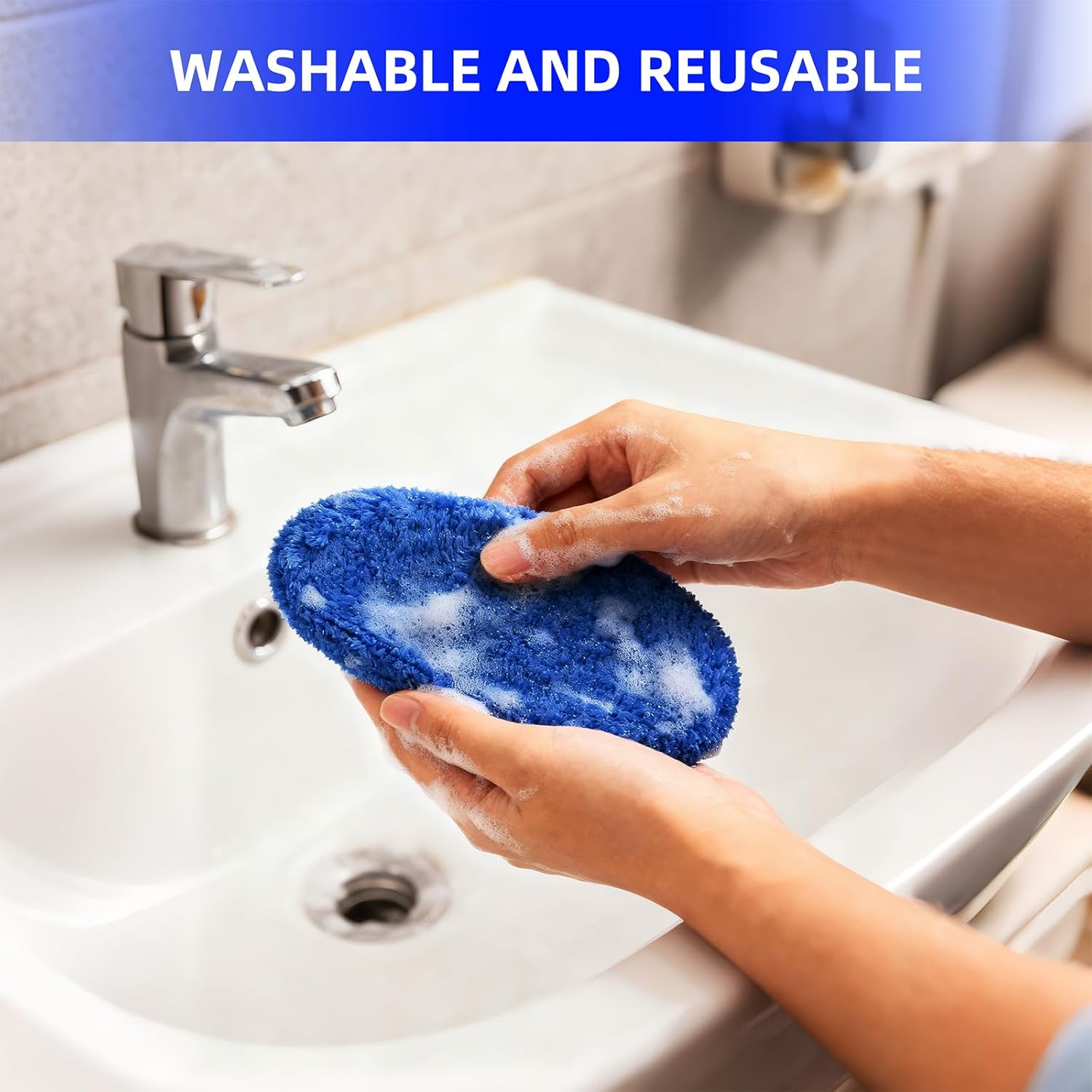 Thumbnail 5 de Desin Windshield Cleaning Tool with 4 Microfiber Pads ⌁ (but must include category emoji)