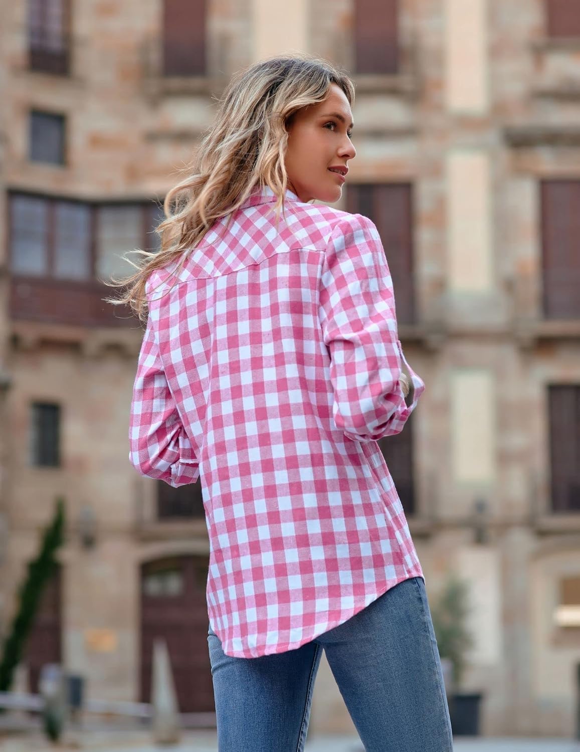 Detalle de UNibelle Camicia a quadri S-XXL