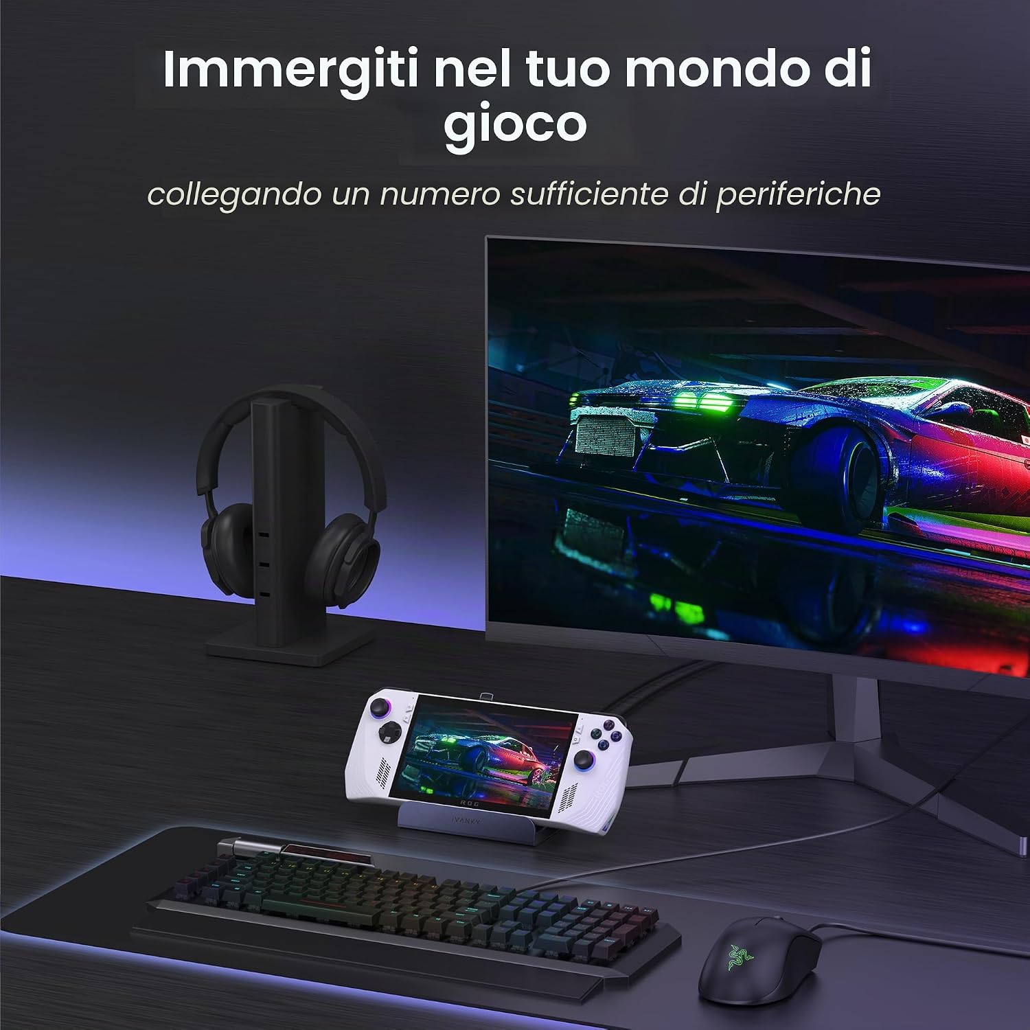 Thumbnail 4 de iVANKY 8-in-1 ROG Ally X Dock 4K@144Hz
