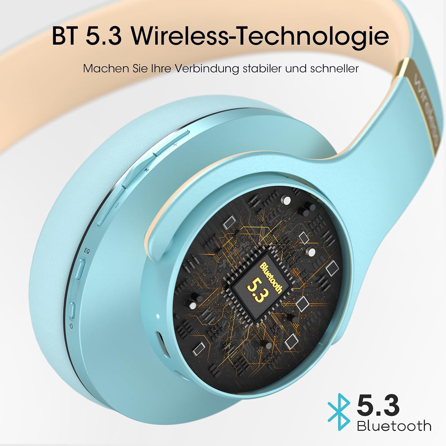 Thumbnail 2 de DOQAUS Bluetooth Over-Ear Kopfhörer Care 1 mit Mikrofon, faltbar – bis zu 90 Std. Spielzeit