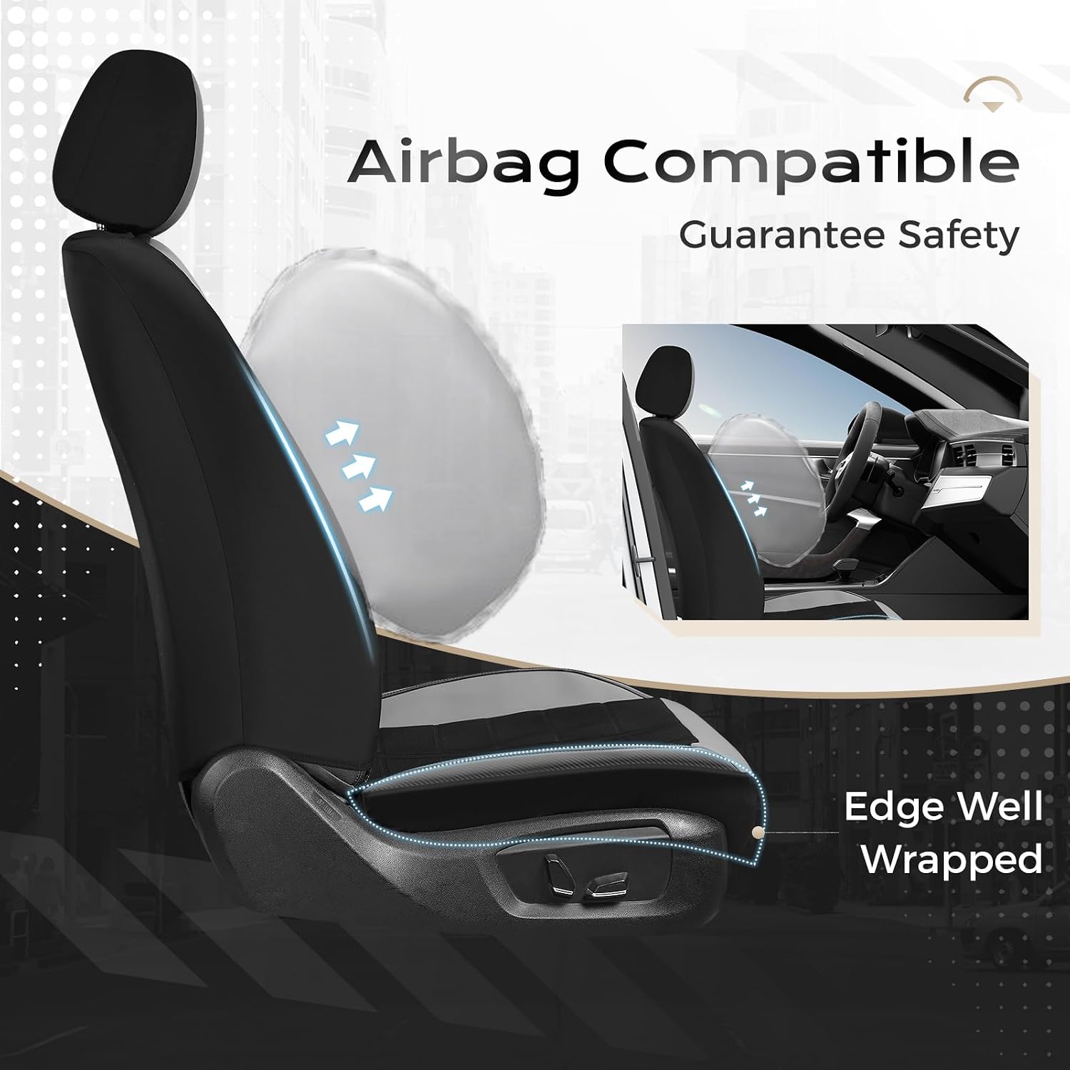 Detalle 1 de Coverado Car Seat Covers Air Mesh
