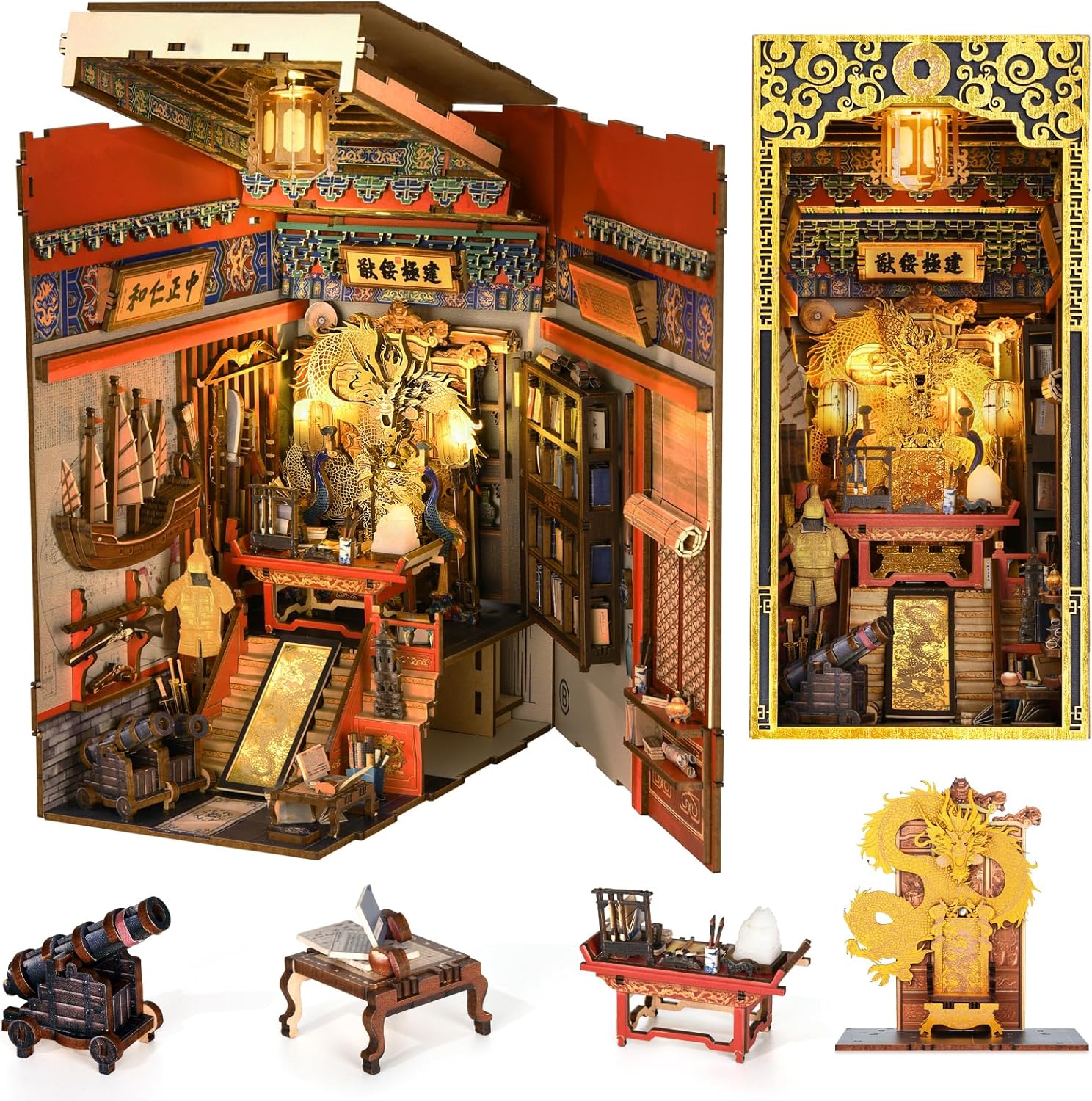 Thumbnail 6 de MiniCity Book Nook Kit fai-da-te 6–10 ore 📚