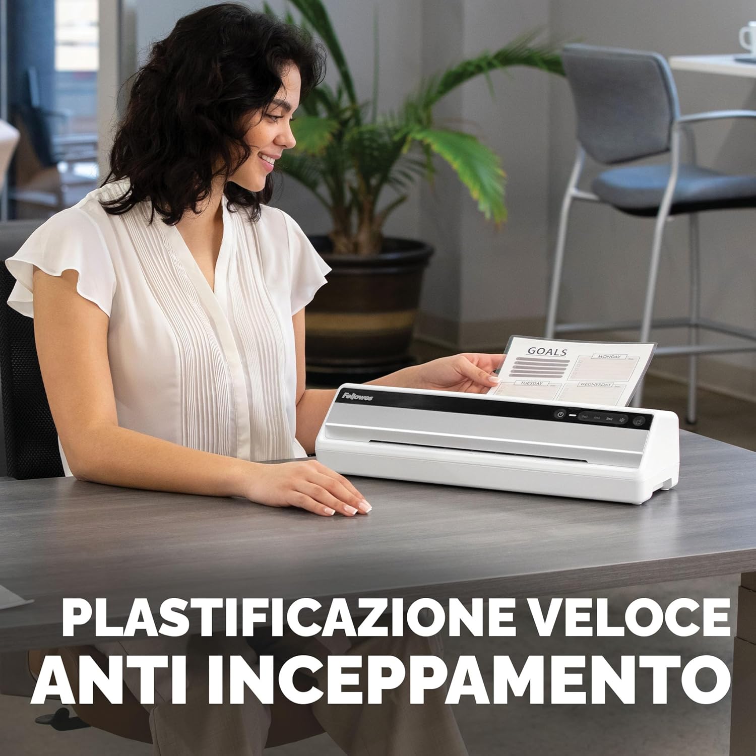 Thumbnail 2 de Fellowes Saturn A3: plastificatrice InstaHeat per piccoli uffici, pronta in 60 secondi