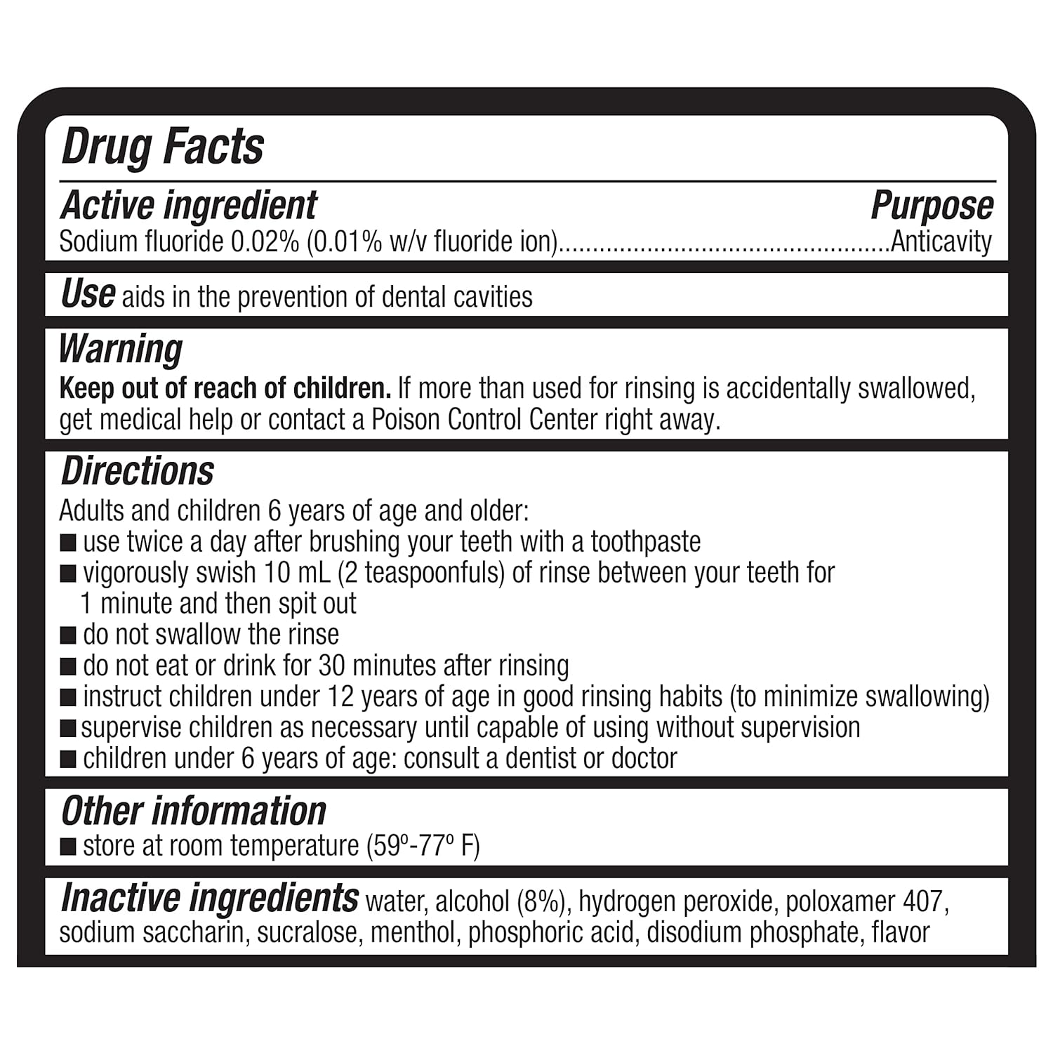 Thumbnail 3 de Amazon Basics Whitening Anticavity Mouthwash (Fresh Mint), 16 fl oz