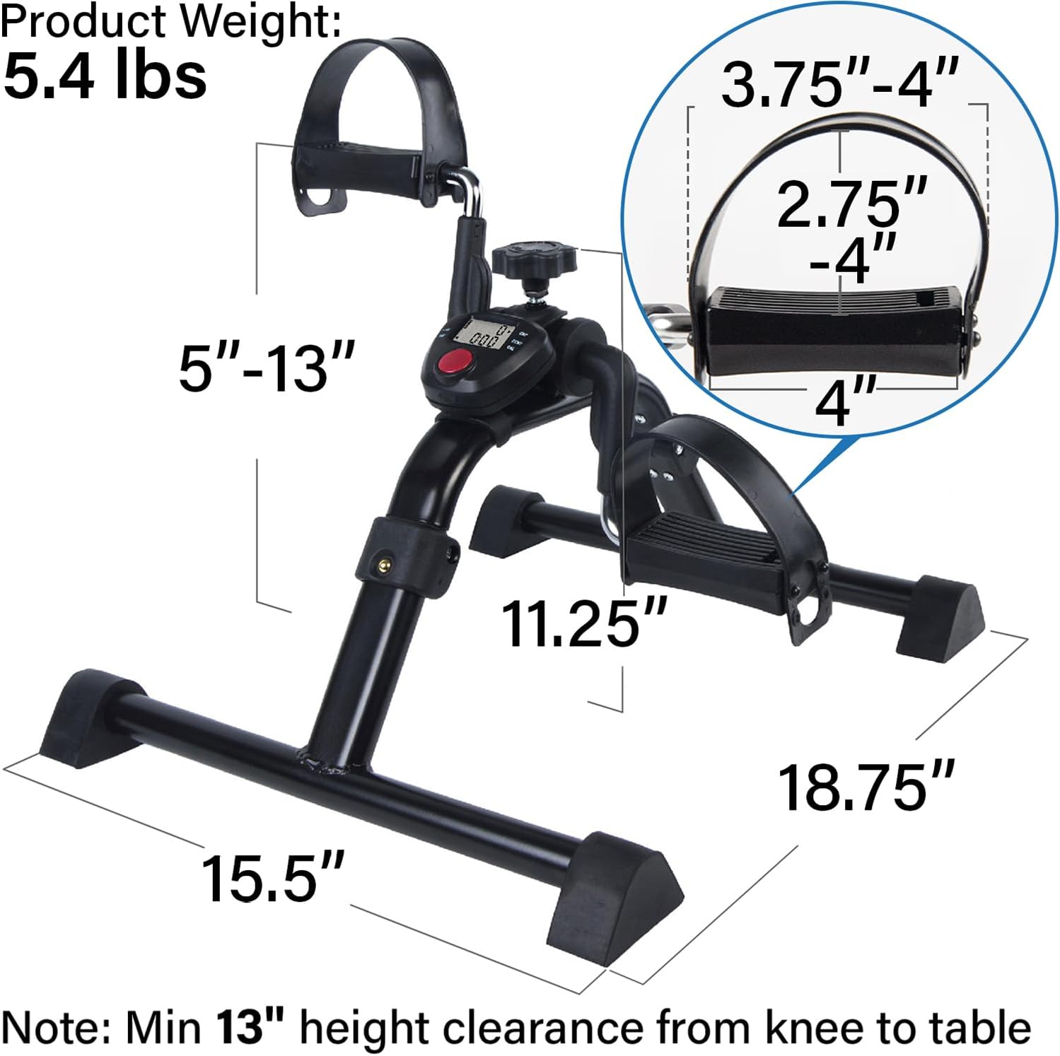 Thumbnail 4 de Vaunn Pedal Exerciser with Display ⚙