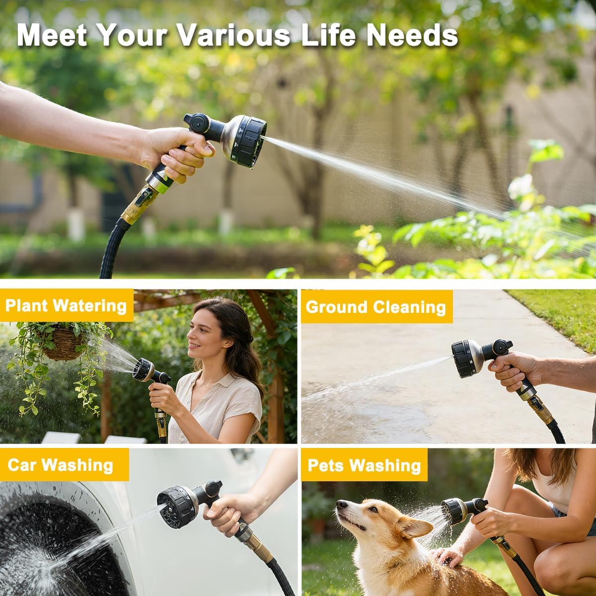 Thumbnail 6 de FANHAO Garden Hose Nozzle, Zinc Alloy