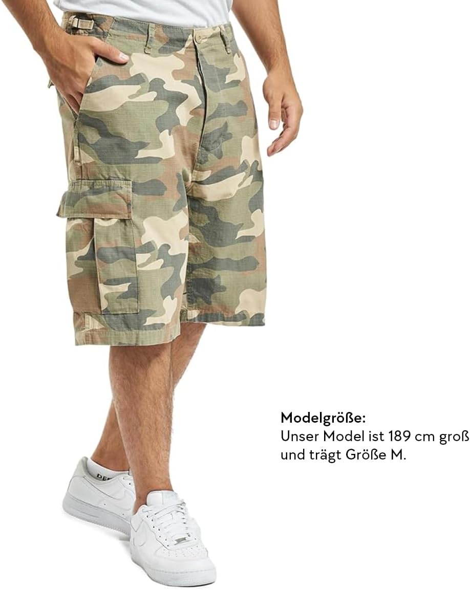 Detalle 2 de Brandit BDU Ripstop Shorts – robuste Baumwoll-Shorts mit viel Stauraum
