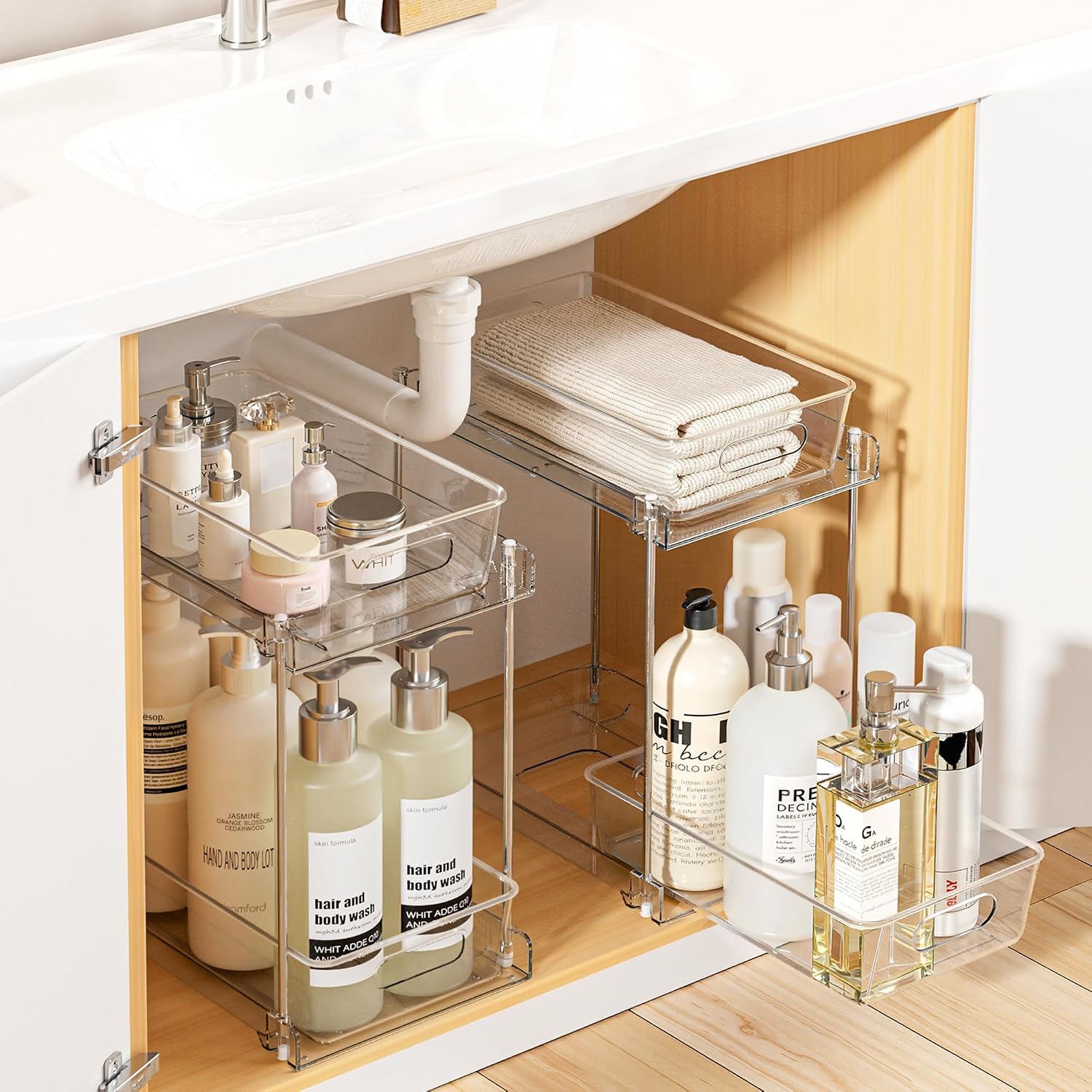 Detalle de Vtopmart Under-Sink Organizer 2-Pack
