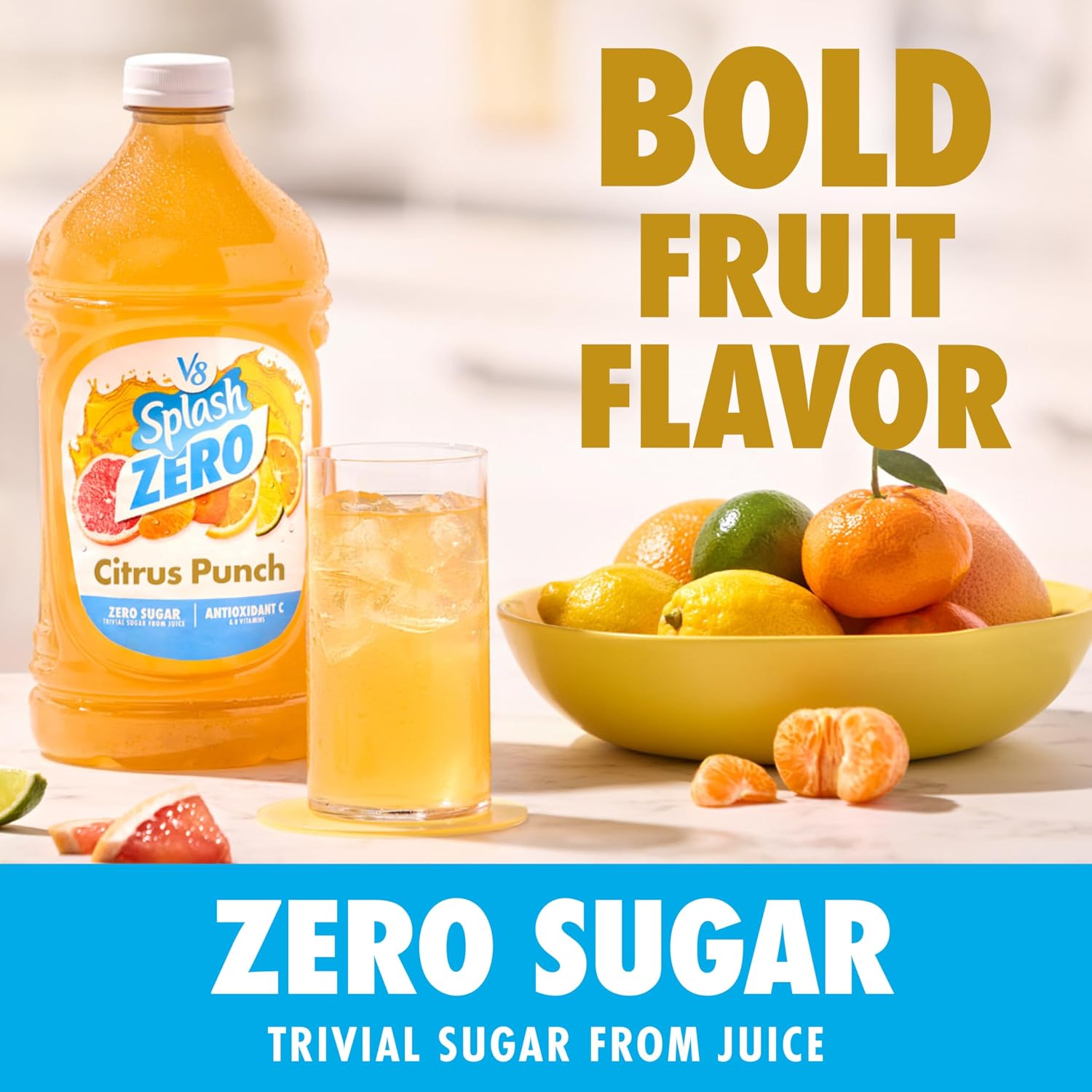 Thumbnail 5 de V8 Splash 200000029793 Citrus Punch Zero Sugar Beverage, 64 fl oz, 6-Pack