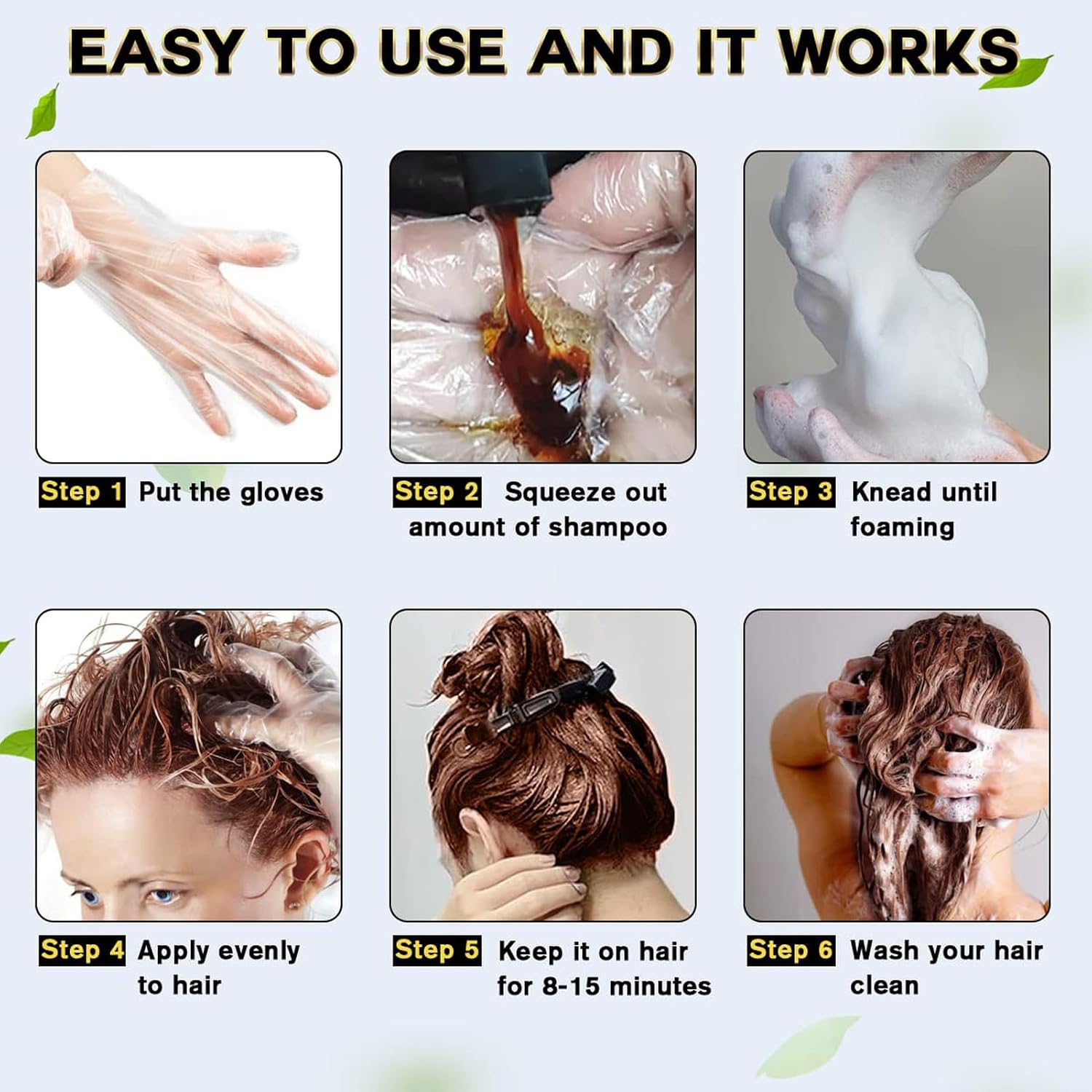 Thumbnail 1 de IIIMEIDU Hair Shampoo 500 ml Haarfärbeshampoo 💇♀