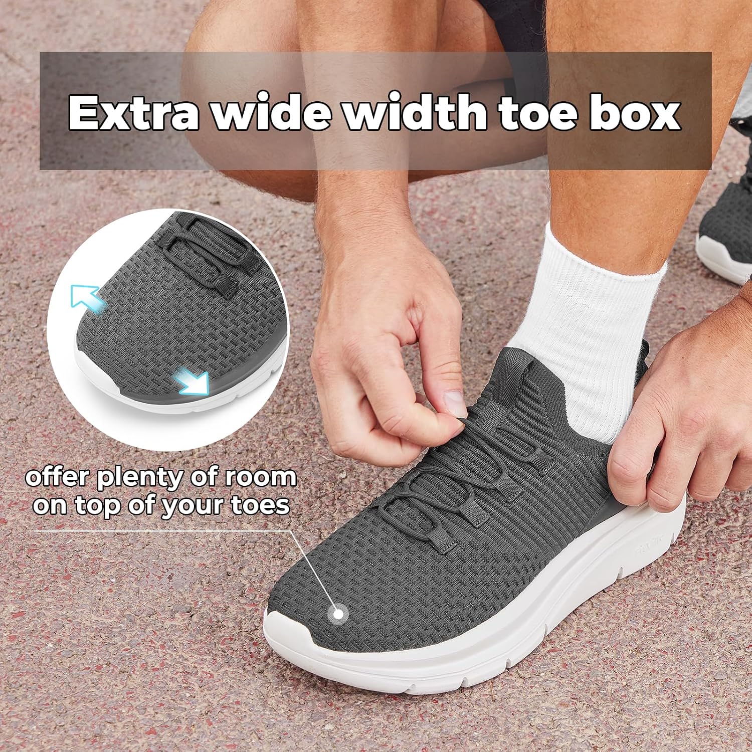 Thumbnail 4 de Slip-On Walkingschuhe FitVille mit Zehenbox