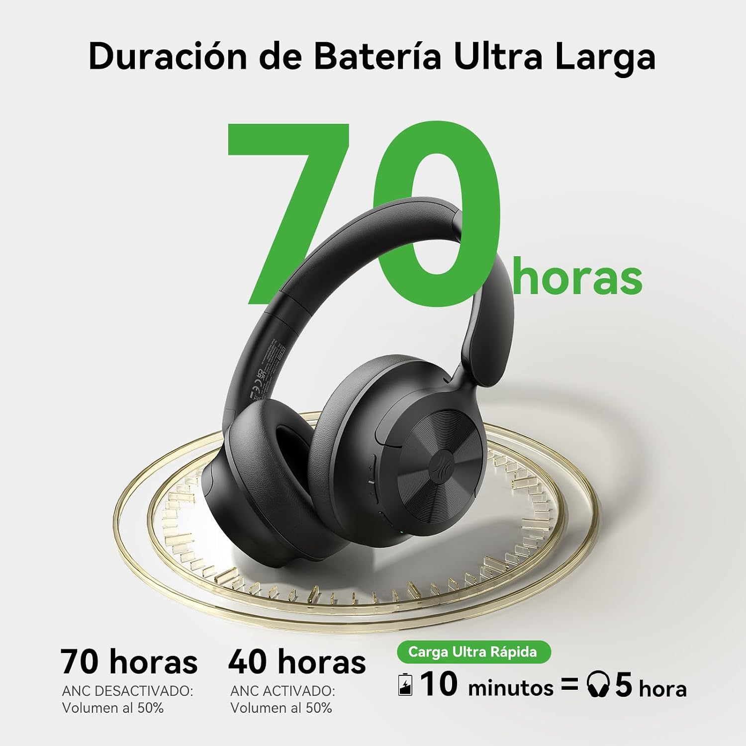 Thumbnail 2 de OneOdio Focus A1 Pro Auriculares 70h