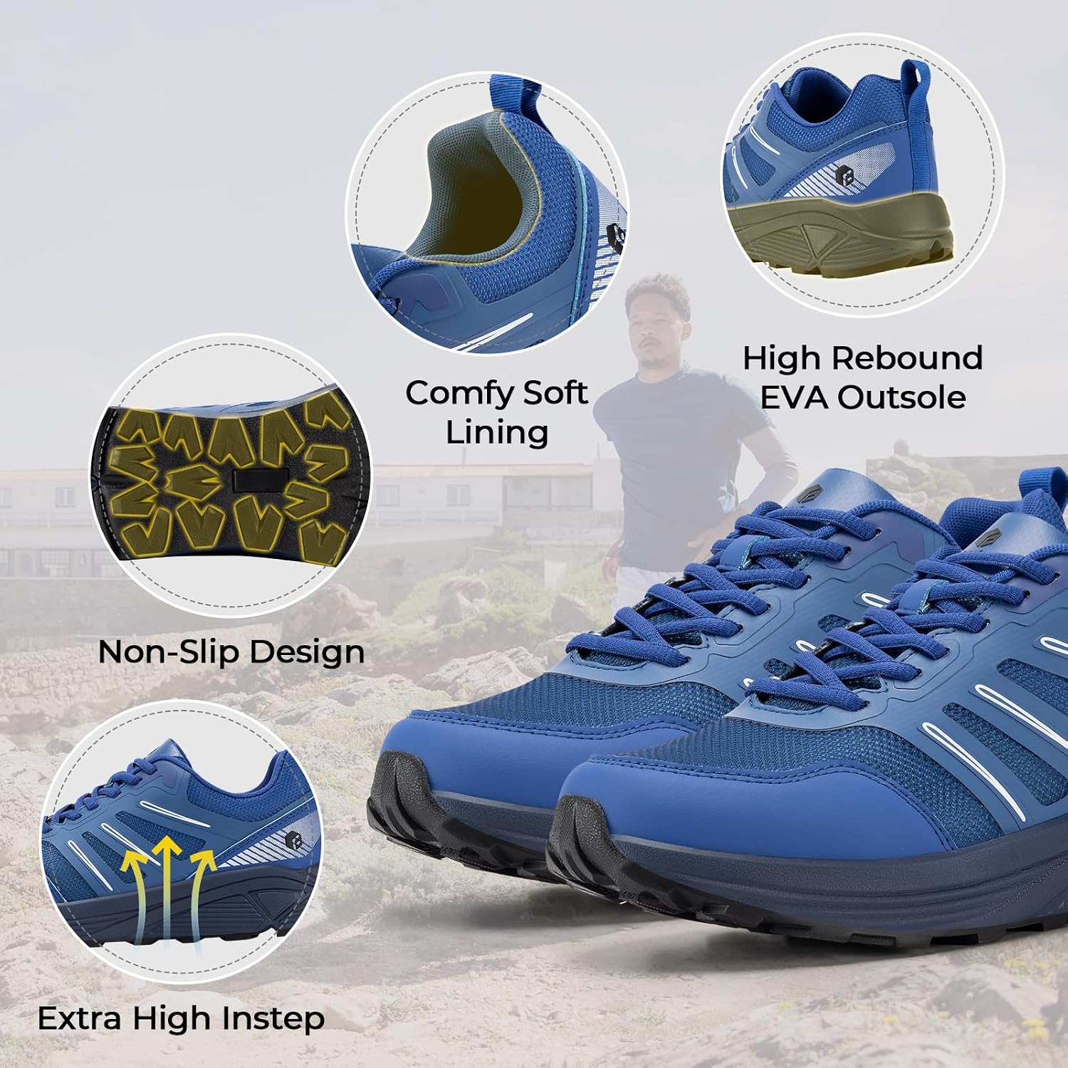 Thumbnail 5 de FitVille Laufschuhe Herren Extra Weite