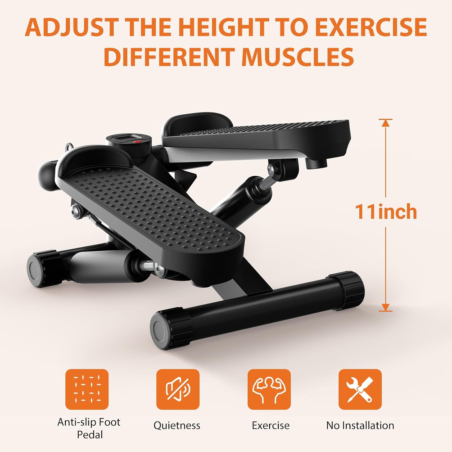 Detalle 2 de Sweetcrispy Mini Stair Stepper, 300 lb Capacity