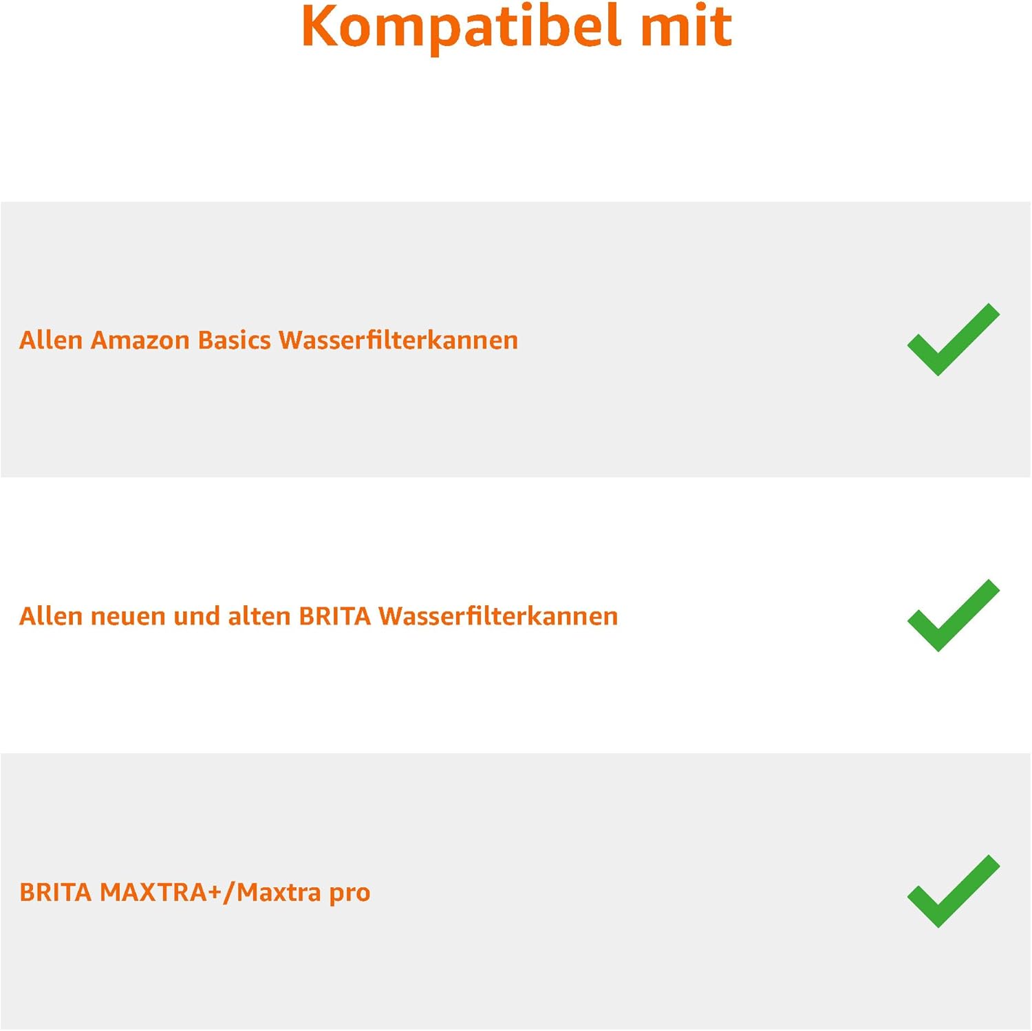 Thumbnail 3 de Amazon Basics Wasserfilterkartuschen – 3 Stück, kompatibel mit BRITA Systemen inkl. PerfectFit