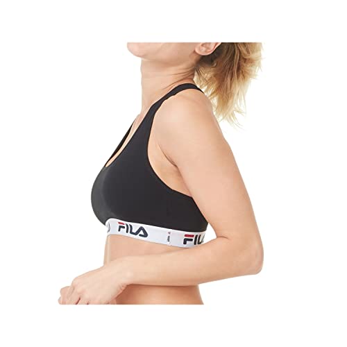 Detalle 1 de Fila FU6042 Sujetador Mujer, Negro (Black)