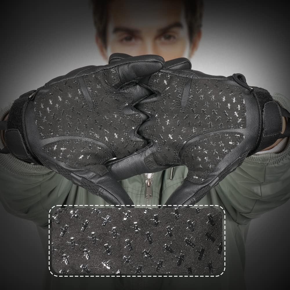 Detalle 1 de WTACTFUL B36 Tactical Gloves, Large Microfiber Leather, Touchscreen, Reinforced Palm