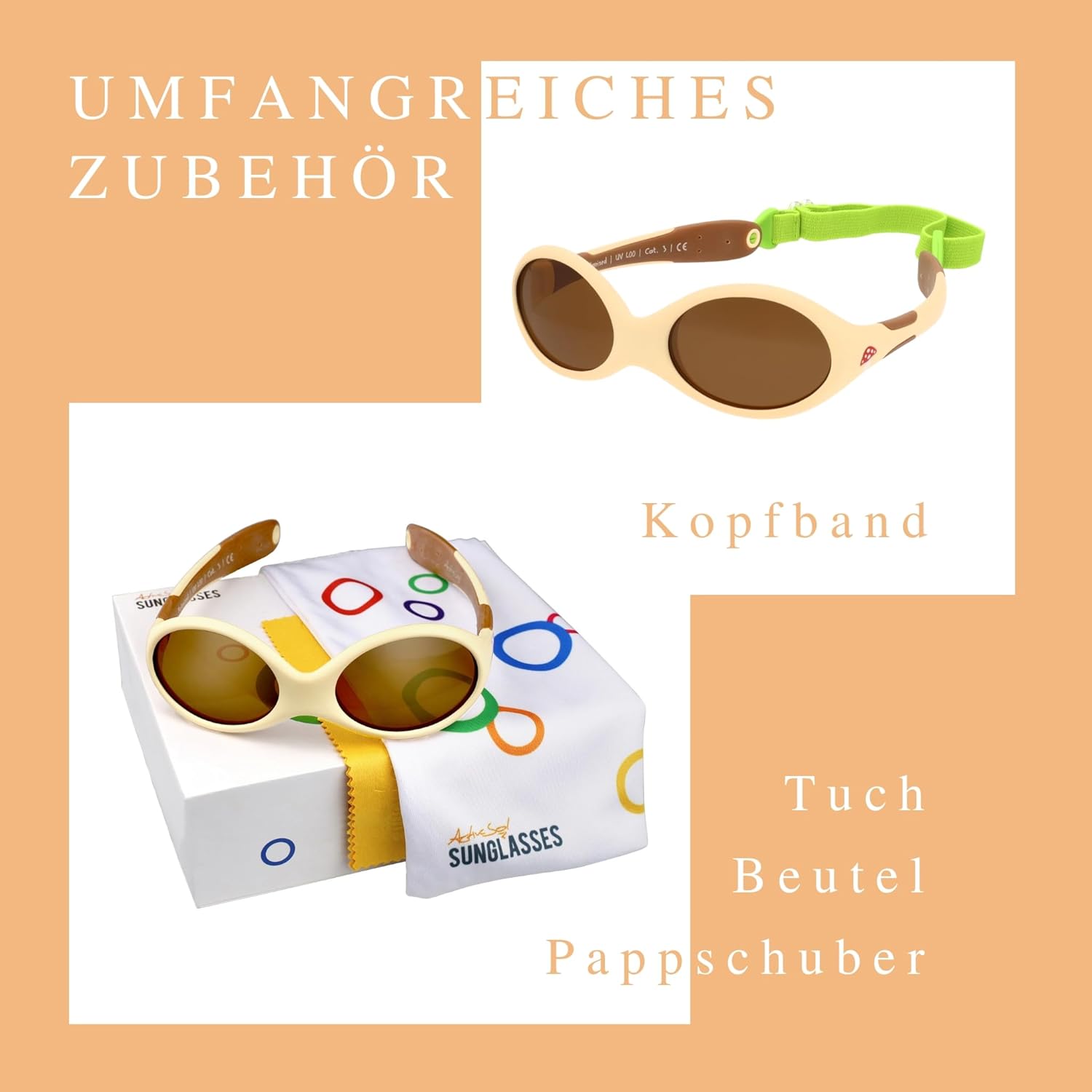 Detalle 1 de ActiveSol BABY Sonnenbrille 0 bis 24 Monate