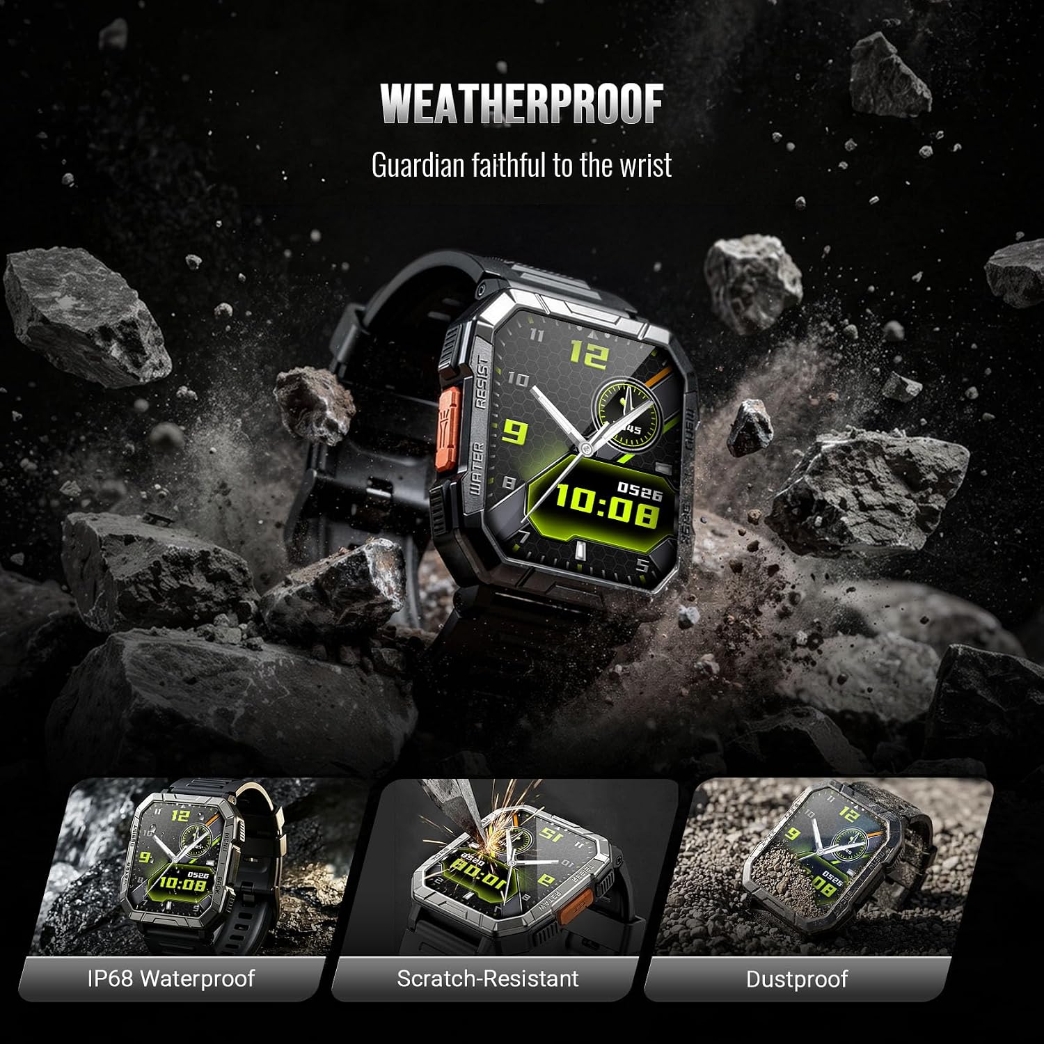 Thumbnail 6 de Blackview Rugged Smartwatch with 2.01-Inch Display