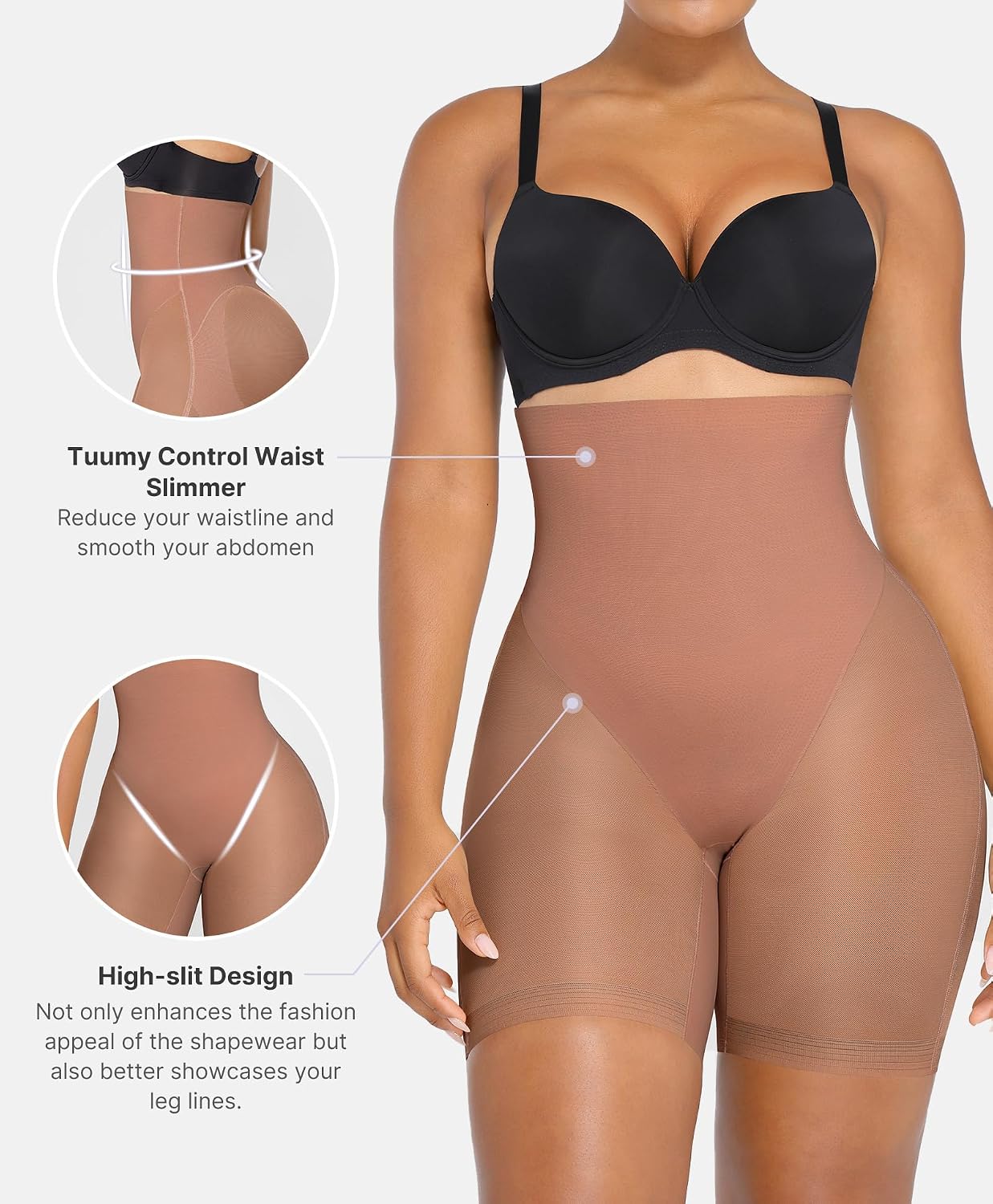 Detalle 2 de SHAPELLX Women's Shapewear Shorts ⚙