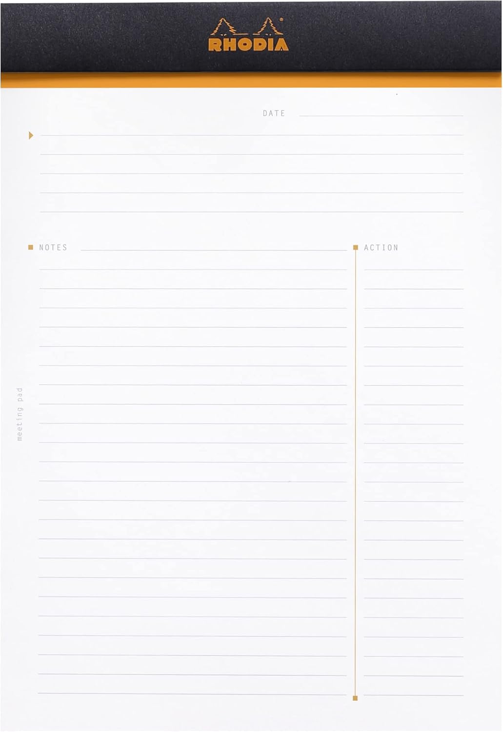 Thumbnail 2 de RHODIA 164009Cpack Bloc-Notes Agrafé Meeting N°16 Black - A5 (Lot de 10 blocs)