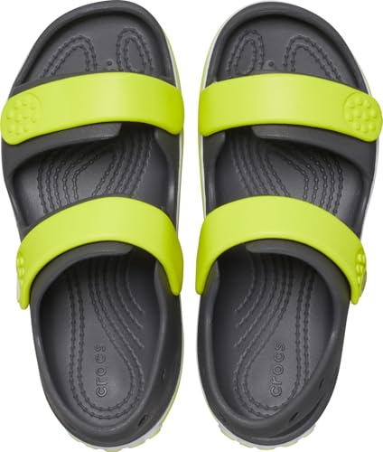 Detalle de Crocs Crocband Cruiser Sandal K: sandalia unisex infantil en Slate Grey (EU 36/37)