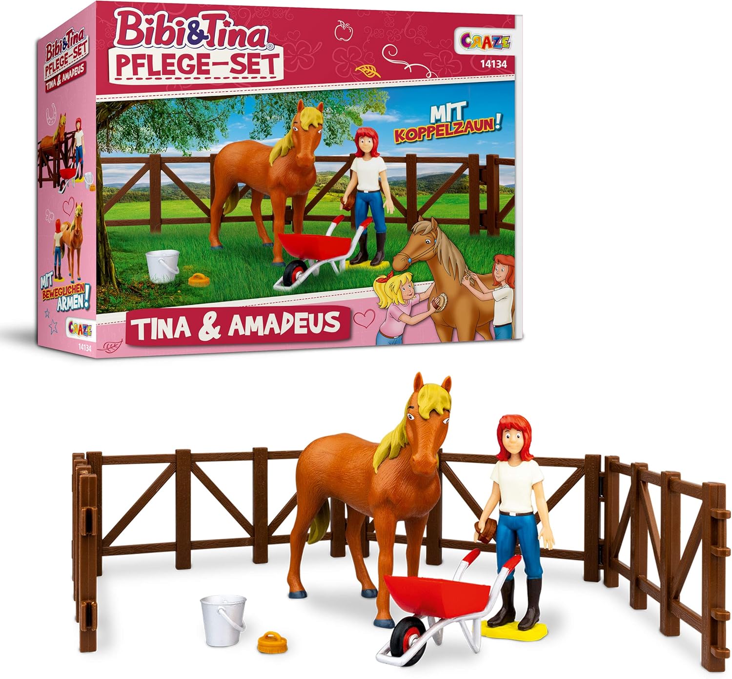 Detalle de Craze Blocksberg Cuidado Amadeus: juego de caballos Bibi y Tina