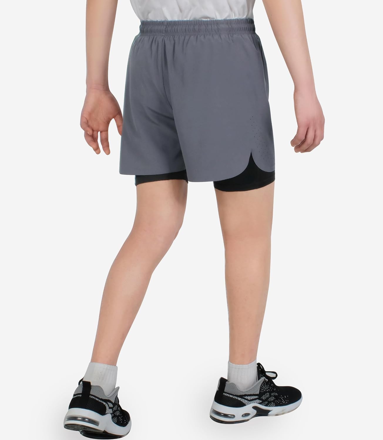 Thumbnail 6 de TLAENSON Boys' 2-in-1 Running Shorts