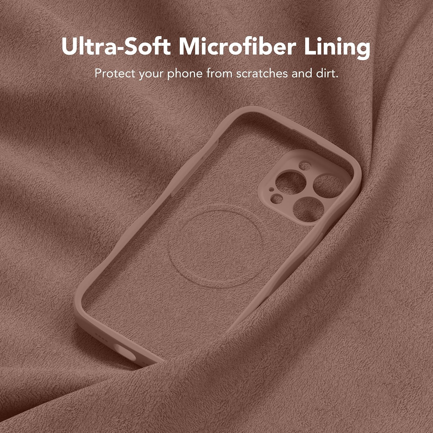 Detalle de SuydanBox Magnetic for iPhone 16 Pro Max Case — Full Camera Protection, MagSafe Compatible