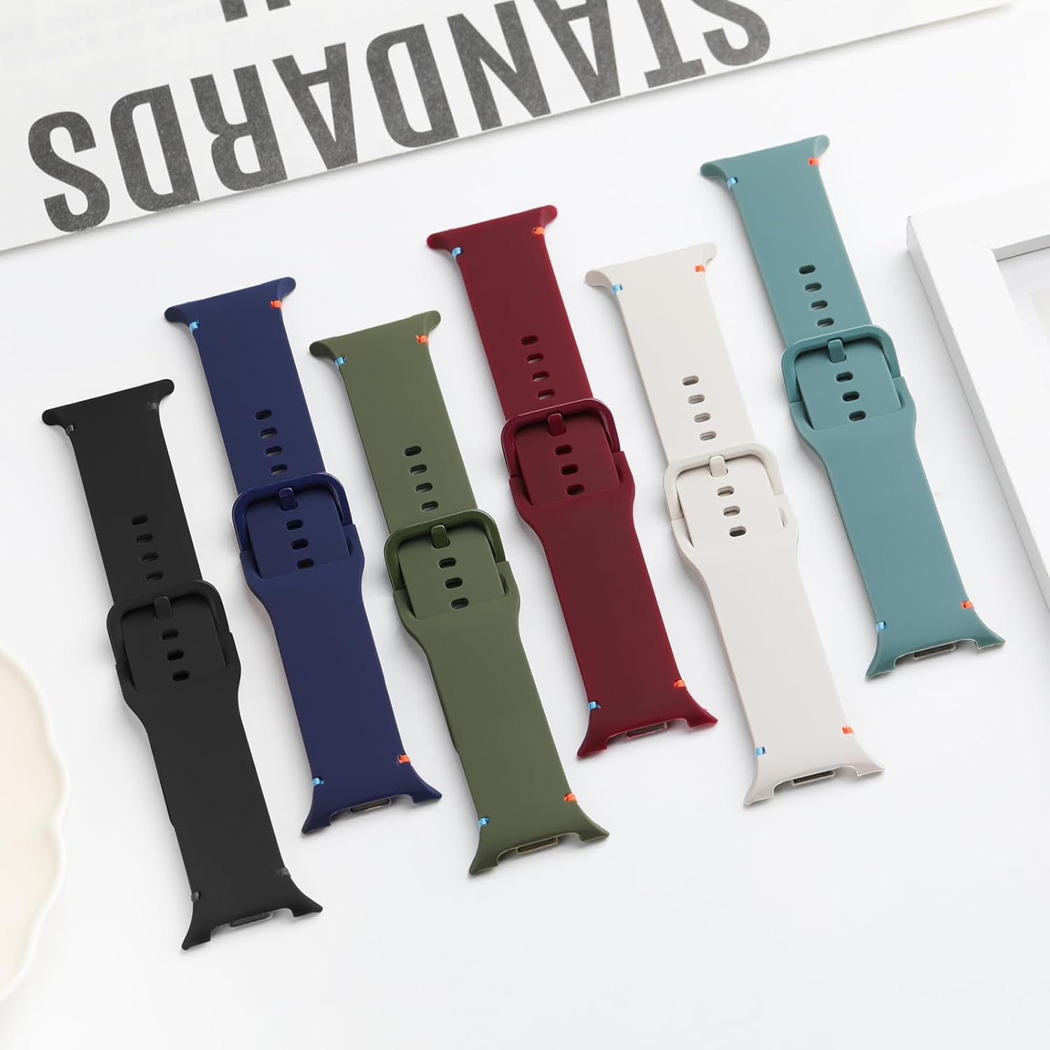 Thumbnail 6 de Sport Band für Samsung Galaxy Watch 8 Classic 46mm / Galaxy Watch 8 40/44/46mm – Weiches Silikonarmband mit verstellbarer Passform