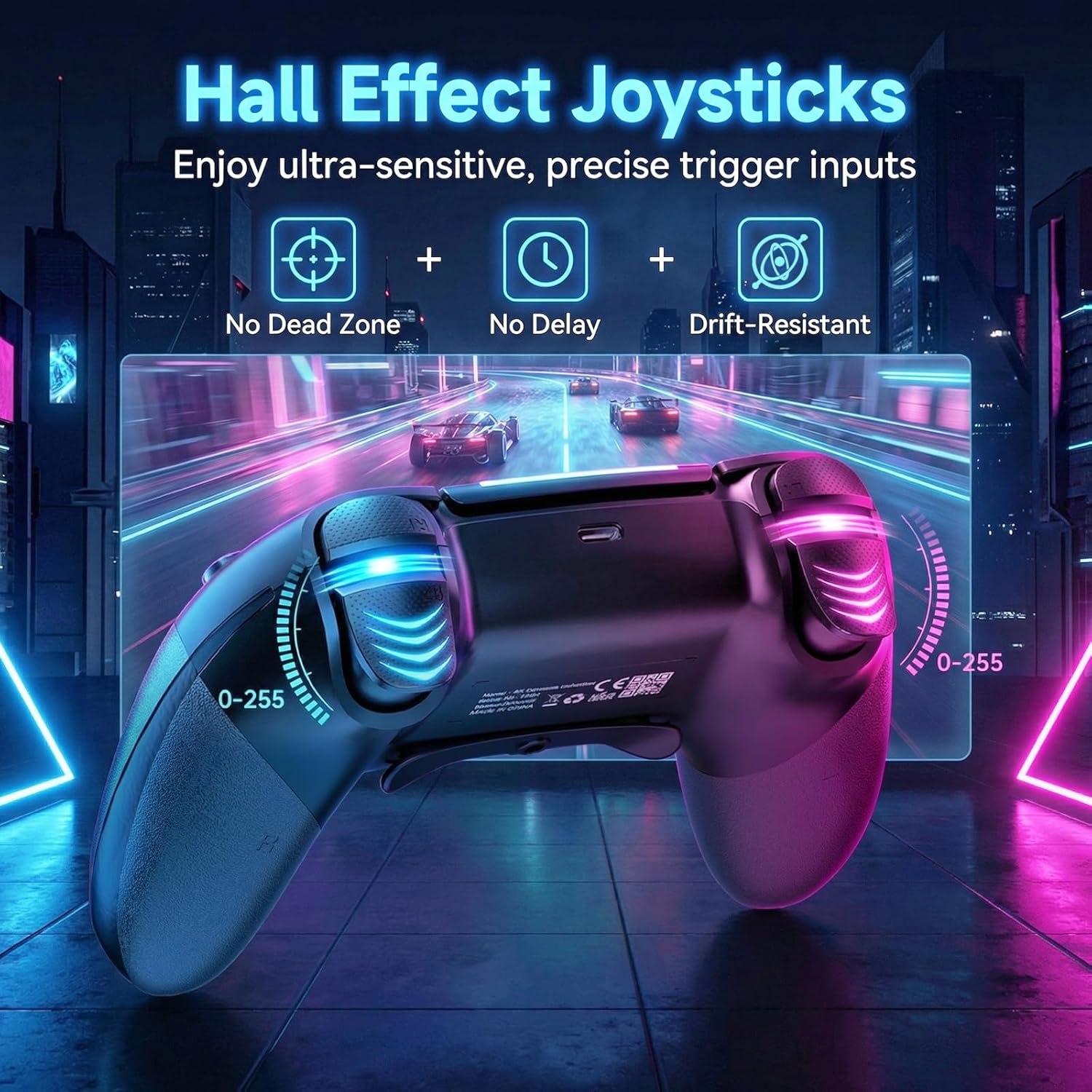 Detalle de SZDILONG Wireless Controller with Light for PS5 Pro/Slim and More
