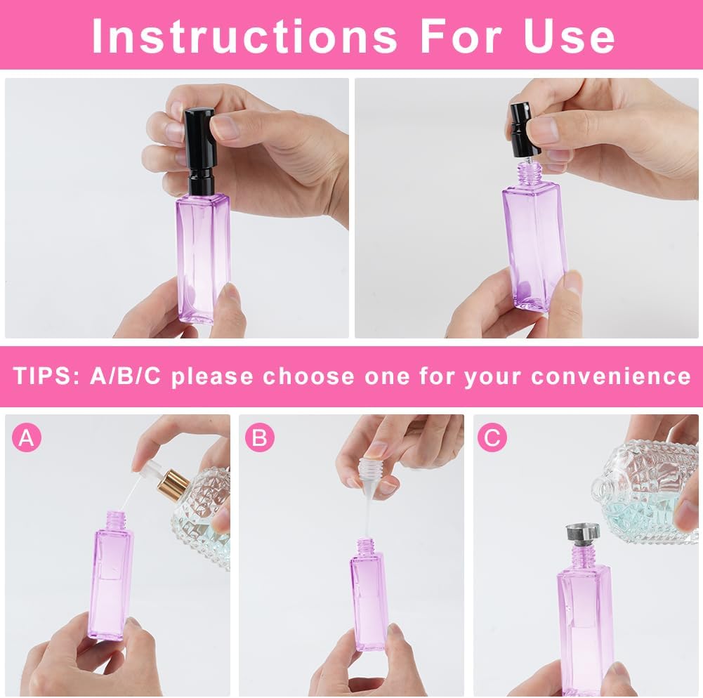 Thumbnail 5 de LOPHE Atomizadores de Vidrio 6x20ML ✨ Portátiles para Viaje