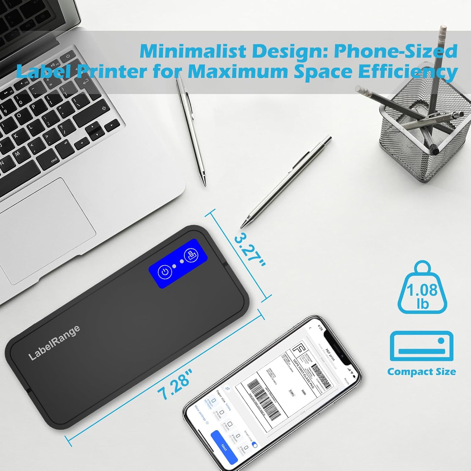 Thumbnail 5 de LabelRange Bluetooth Thermal Label Printer for Mac, Windows, iOS, and Android (Wireless 4x6 Shipping Labels)