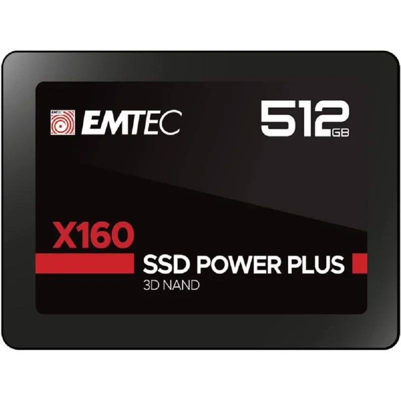 Detalle de Emtec X160 SSD SATA 3 de 512 GB