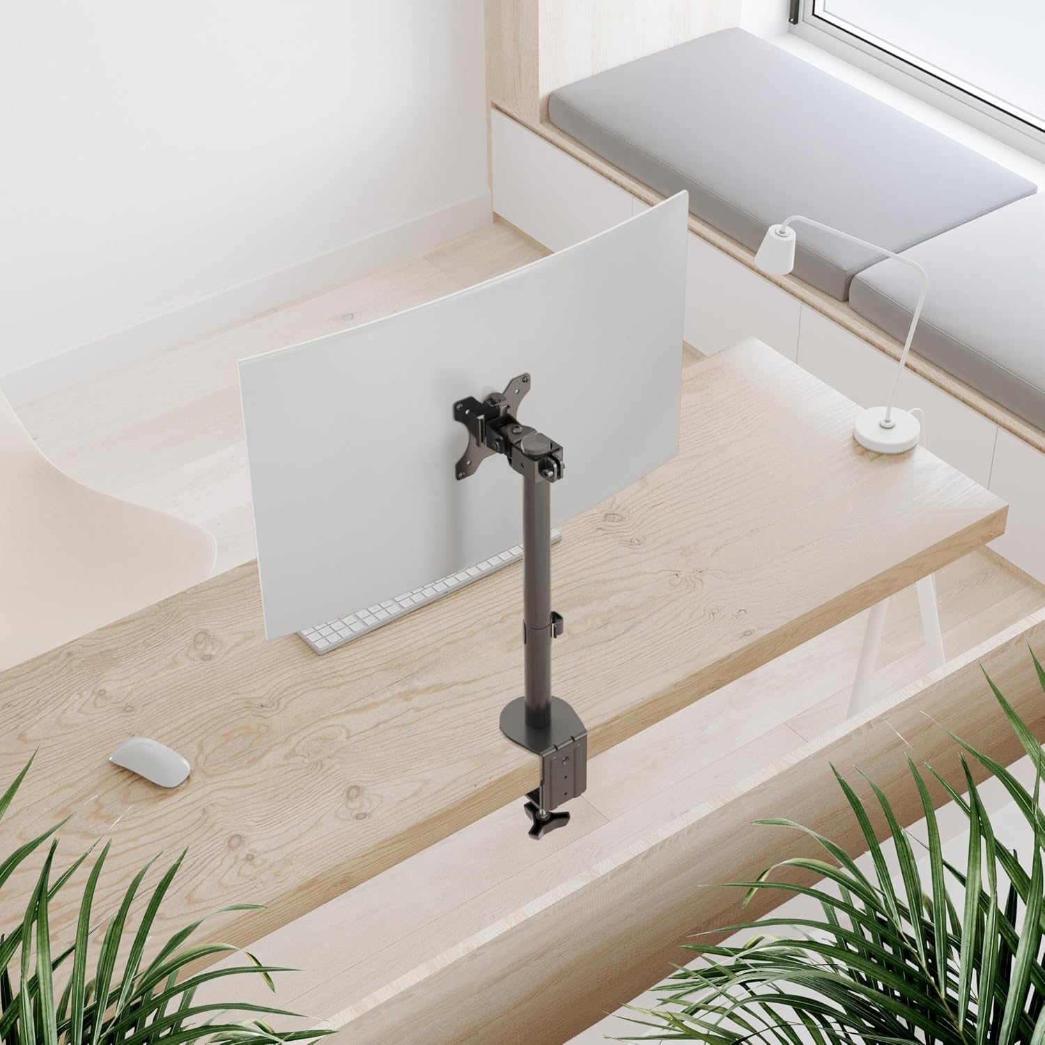 Detalle 2 de RICOO TS2511 – uchwyt biurkowy do monitora 13–30 cali, VESA i regulacja