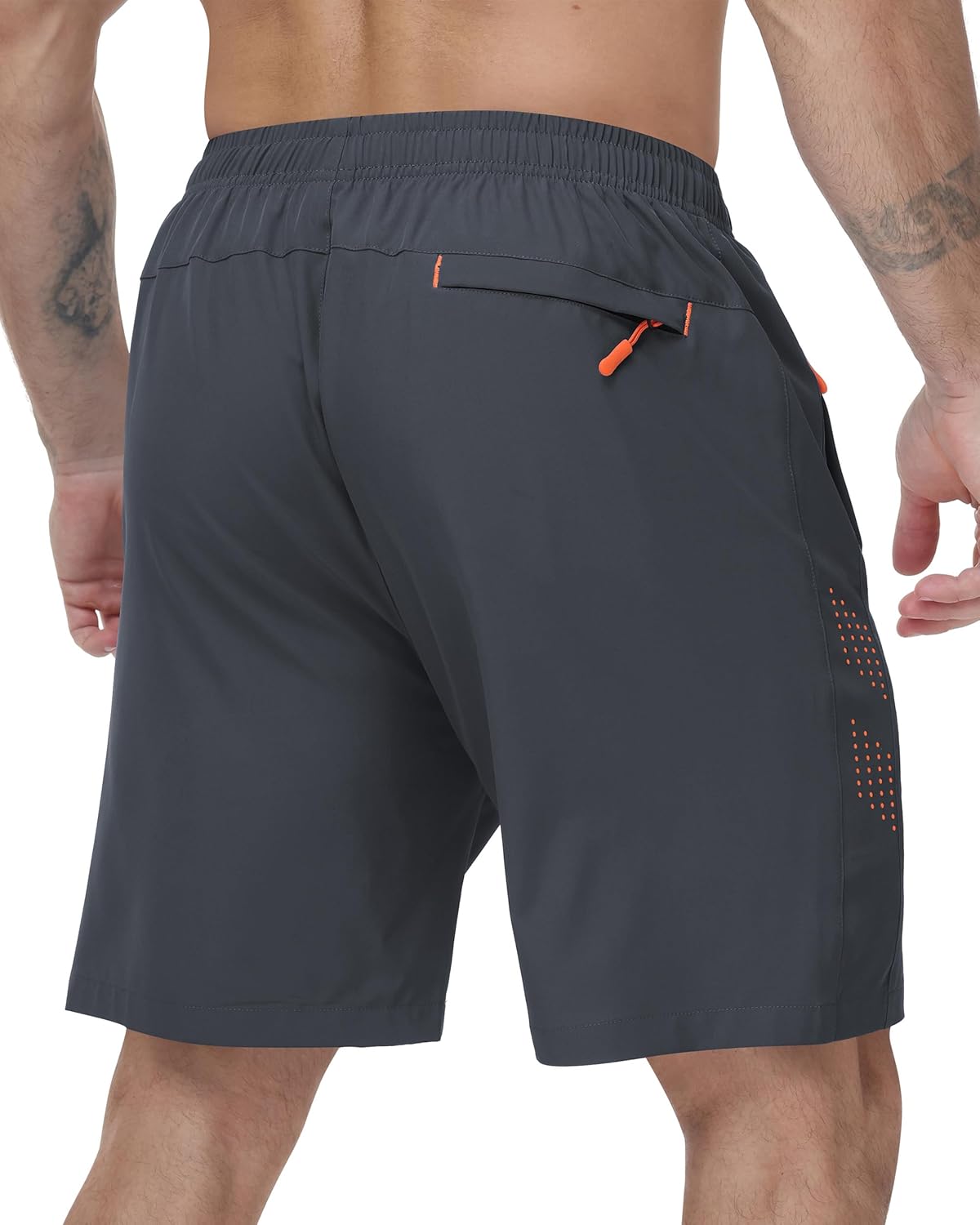 Thumbnail 1 de Zzkouine Herren Sporthose Kurz – Leichte Trainingsshorts im 2er Pack mit Reißverschlusstaschen