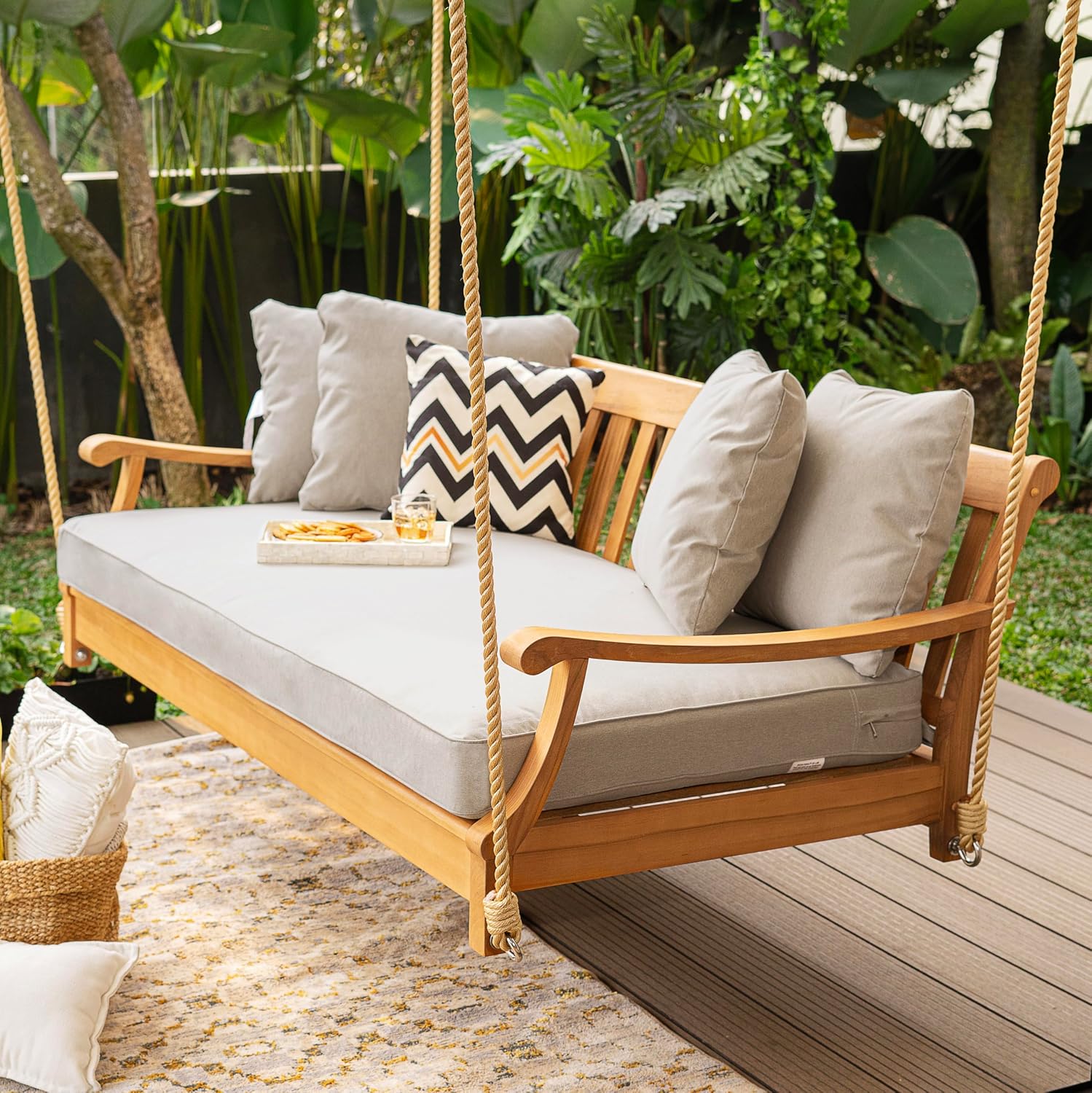 Thumbnail 2 de Cambridge Casual Porch Swing Bed 6 ft