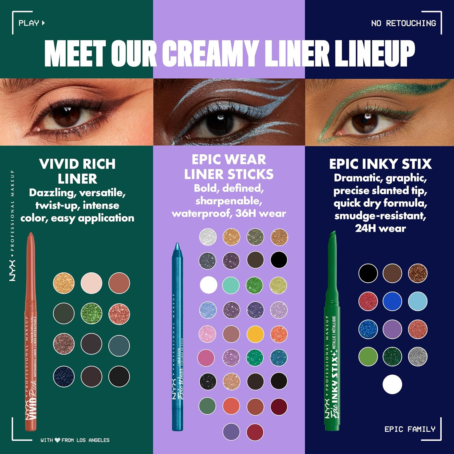 Thumbnail 6 de Epic Inky Stix eyeliner nero 0,1 g