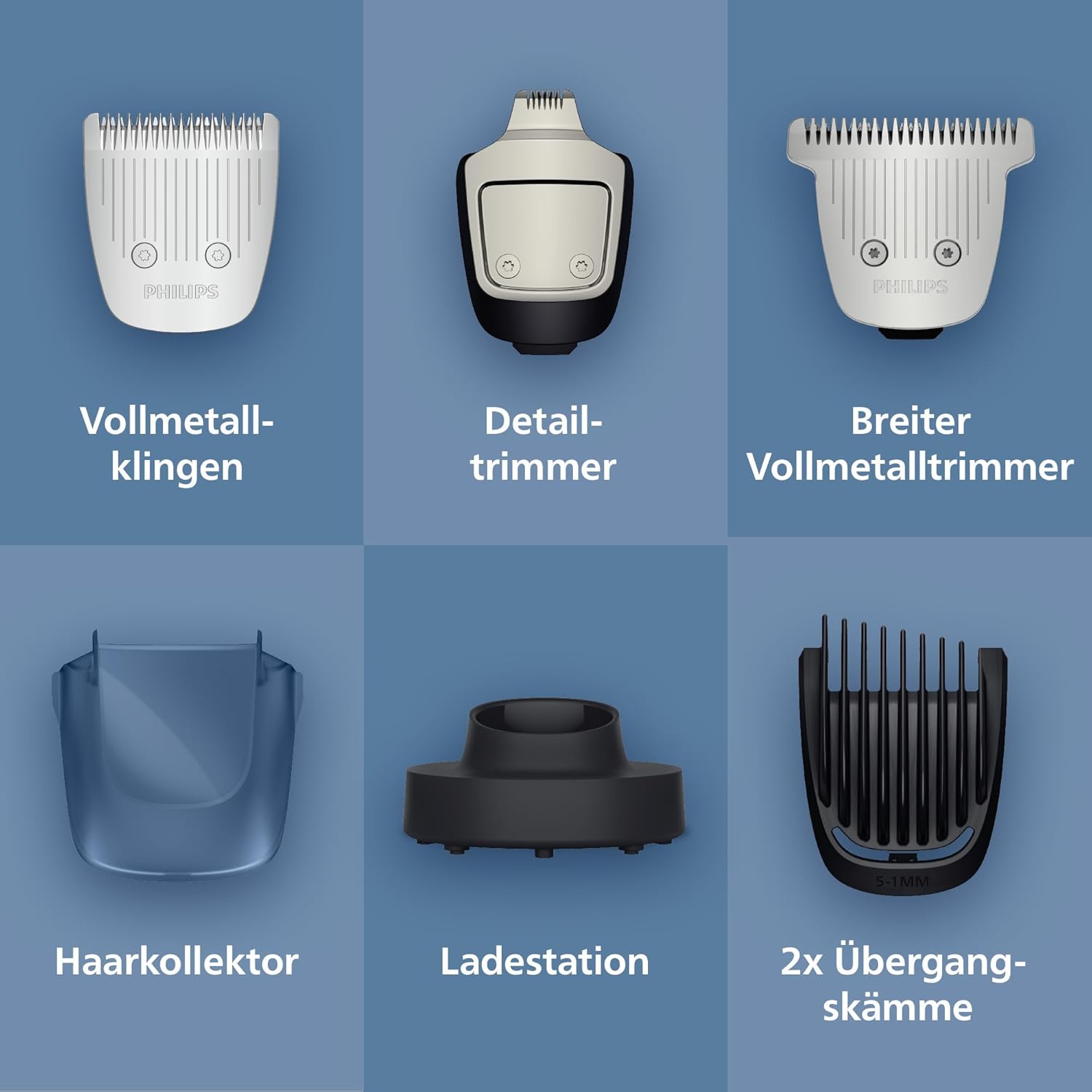 Thumbnail 3 de Philips Bartschneider 7000er-Serie BT7670/15 – selbstschärfende Metallklingen mit BeardSense