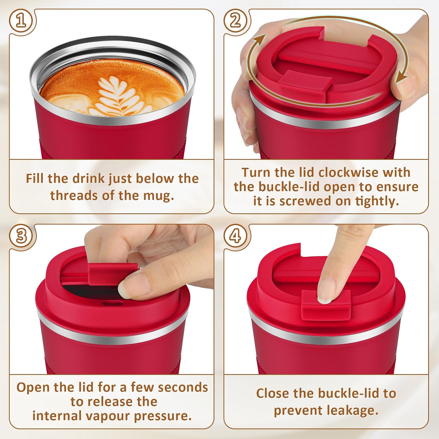 Thumbnail 6 de KETIEE Travel Mug 12 oz