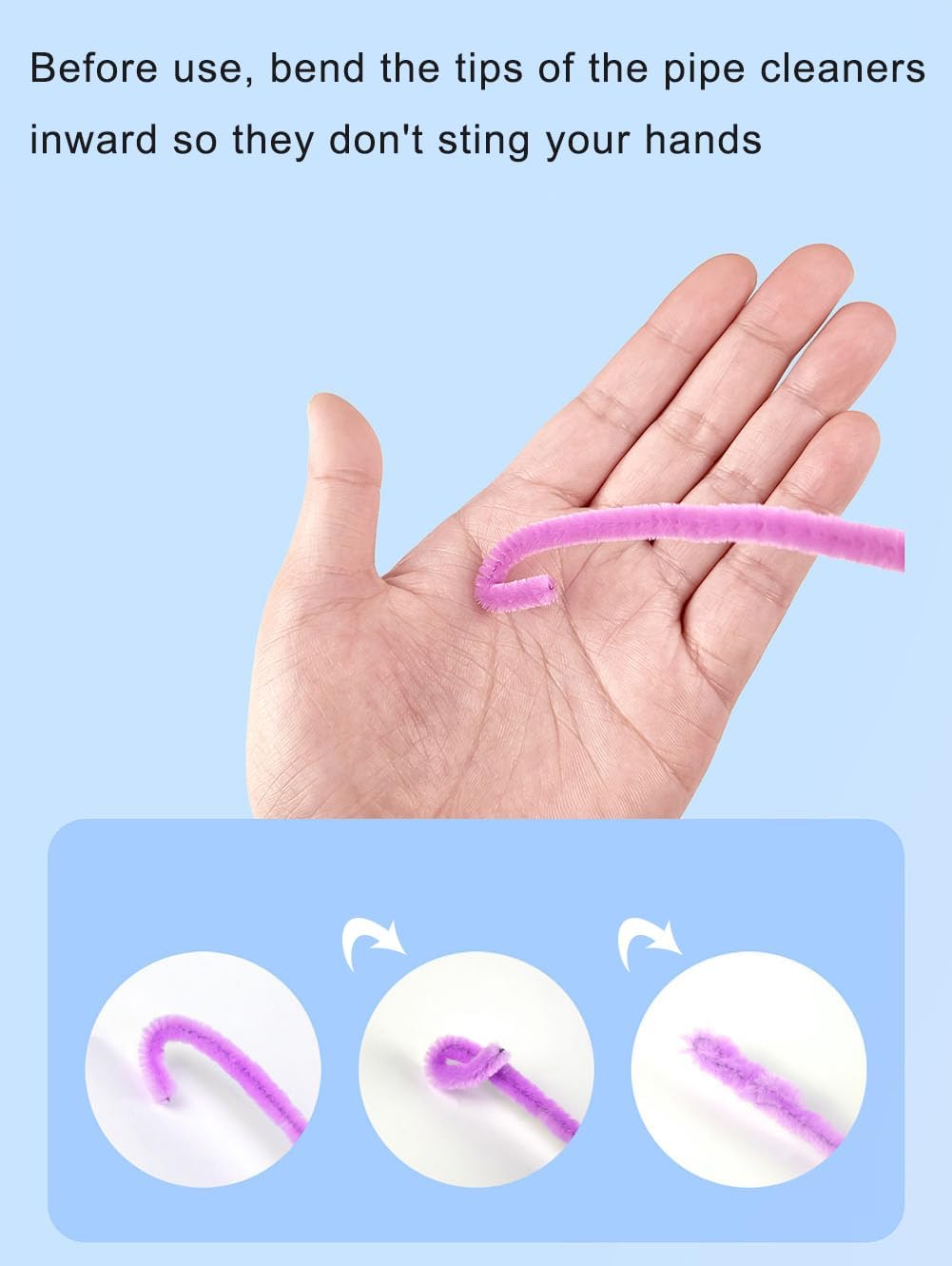 Thumbnail 2 de Chenille Pipe Cleaners, 12-Inch