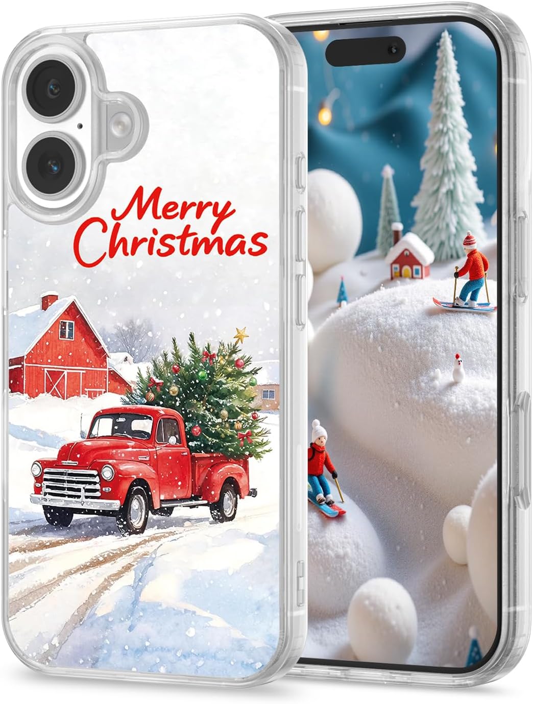 Detalle de ILFINDYOU Red Truck iPhone 16 Case with Raised Camera Protection