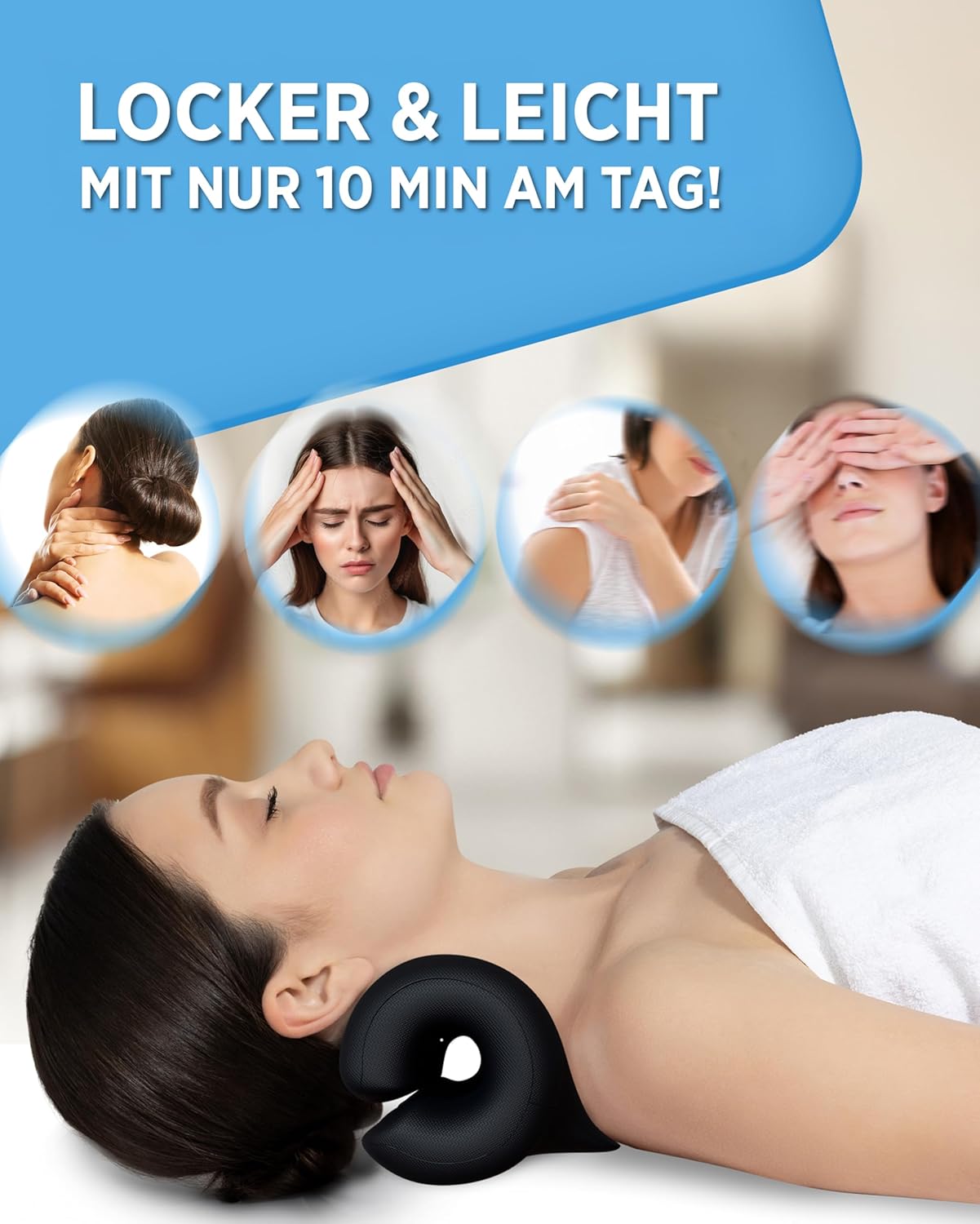 Thumbnail 1 de WELLENGOLD Nackenstrecker: Nackenentspanner für 10 Minuten