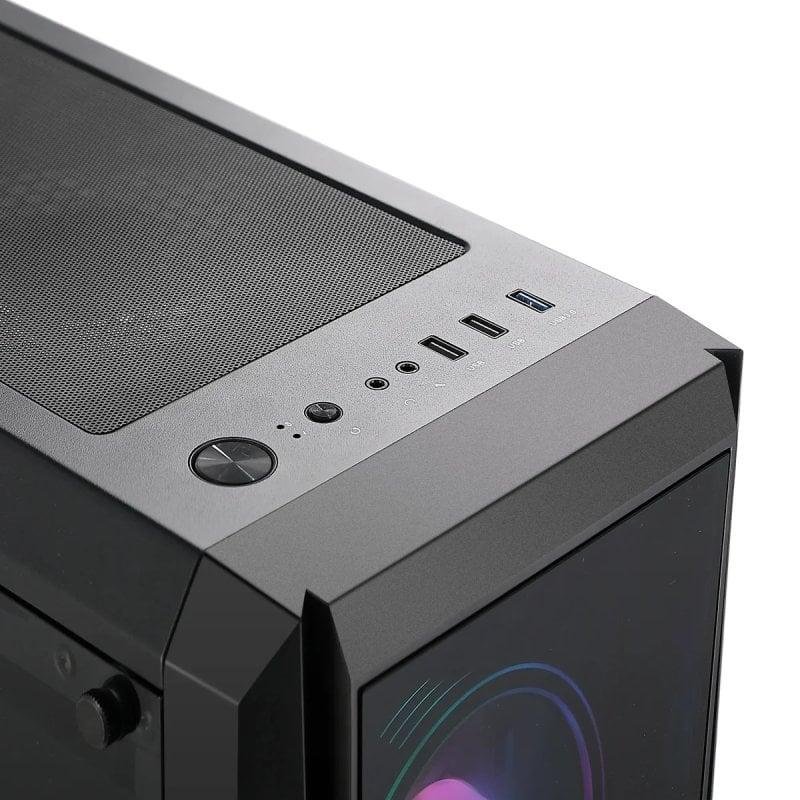 Detalle 2 de PC Racing Highlander: potencia extrema para gaming y creación con Ryzen 7 9700X y RTX 5070