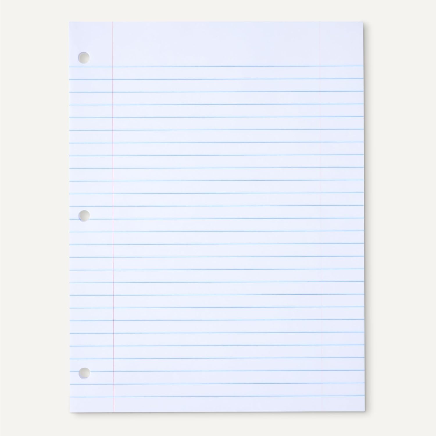 Thumbnail 4 de Amazon Basics Wide Ruled Loose Leaf Paper, 6-Pack (10.5" x 8", 100 Sheets per Pack)
